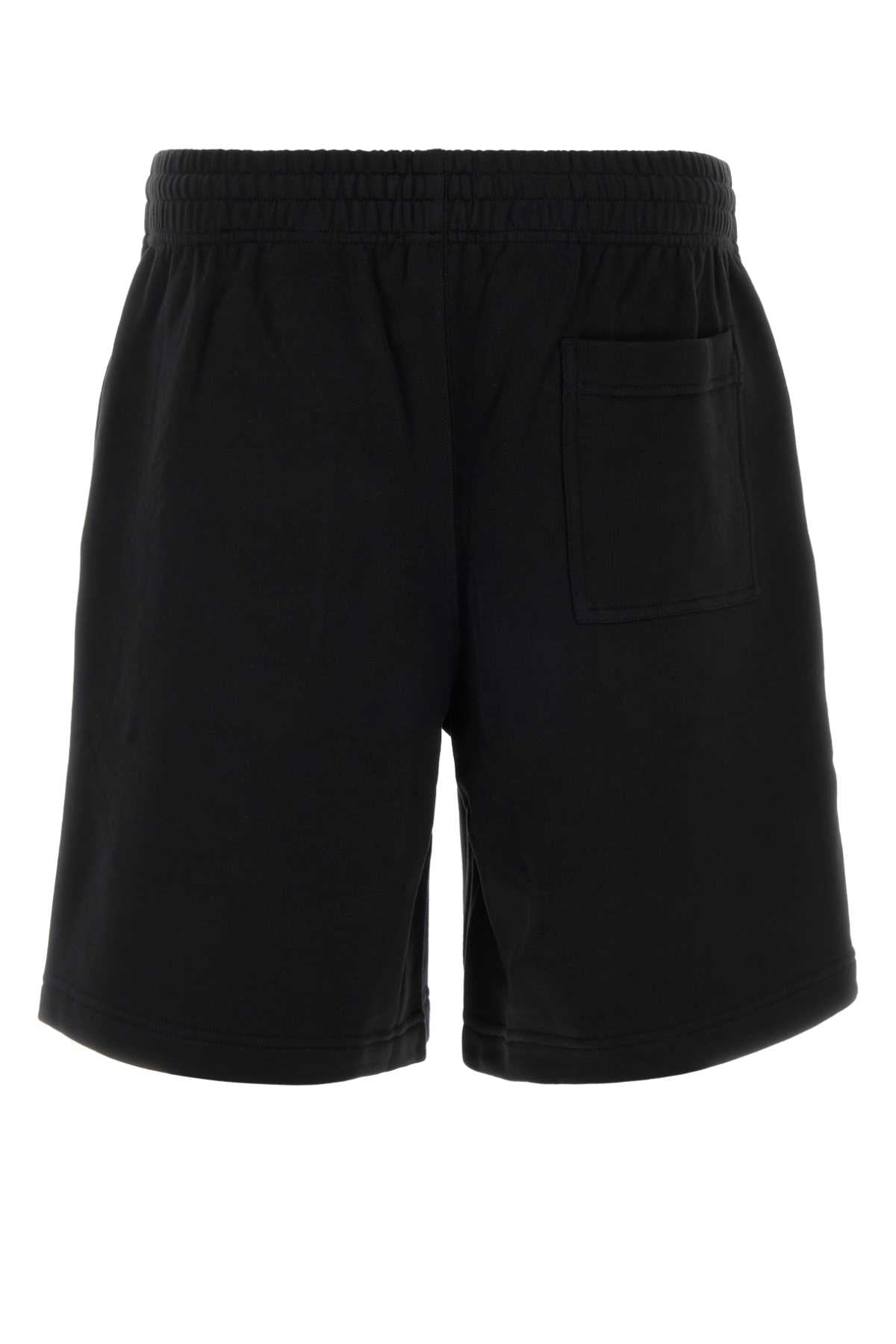 Burberry Men Black Cotton Bermuda Shorts BURBERRY