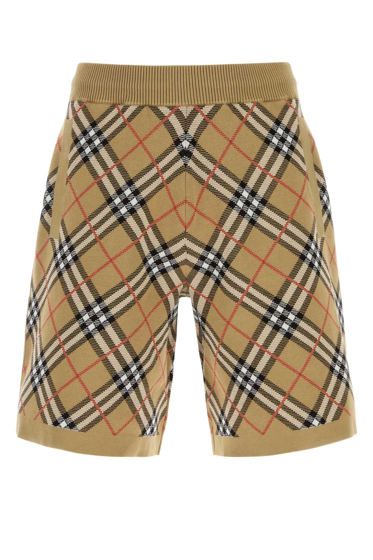 Burberry Men Embroidered Knit Bermuda Shorts BURBERRY