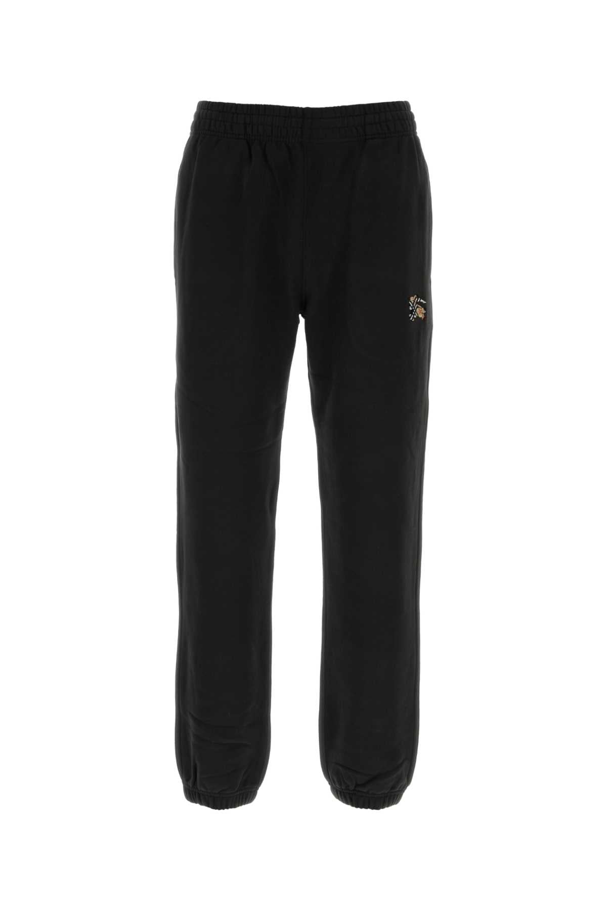 Burberry Men Black Cotton Joggers BURBERRY