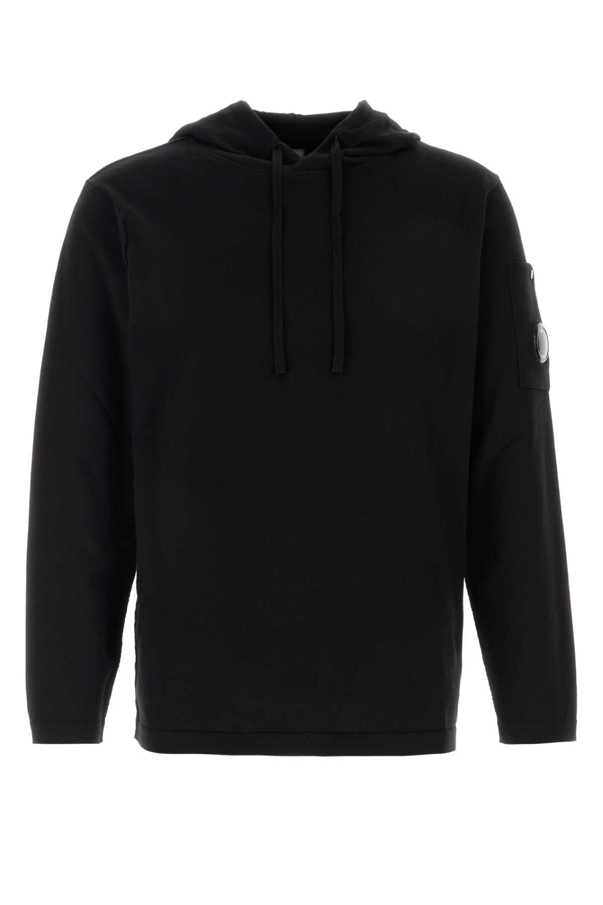 C.P. Company Men Black Knit Sweatshirt C.P. COMPANY