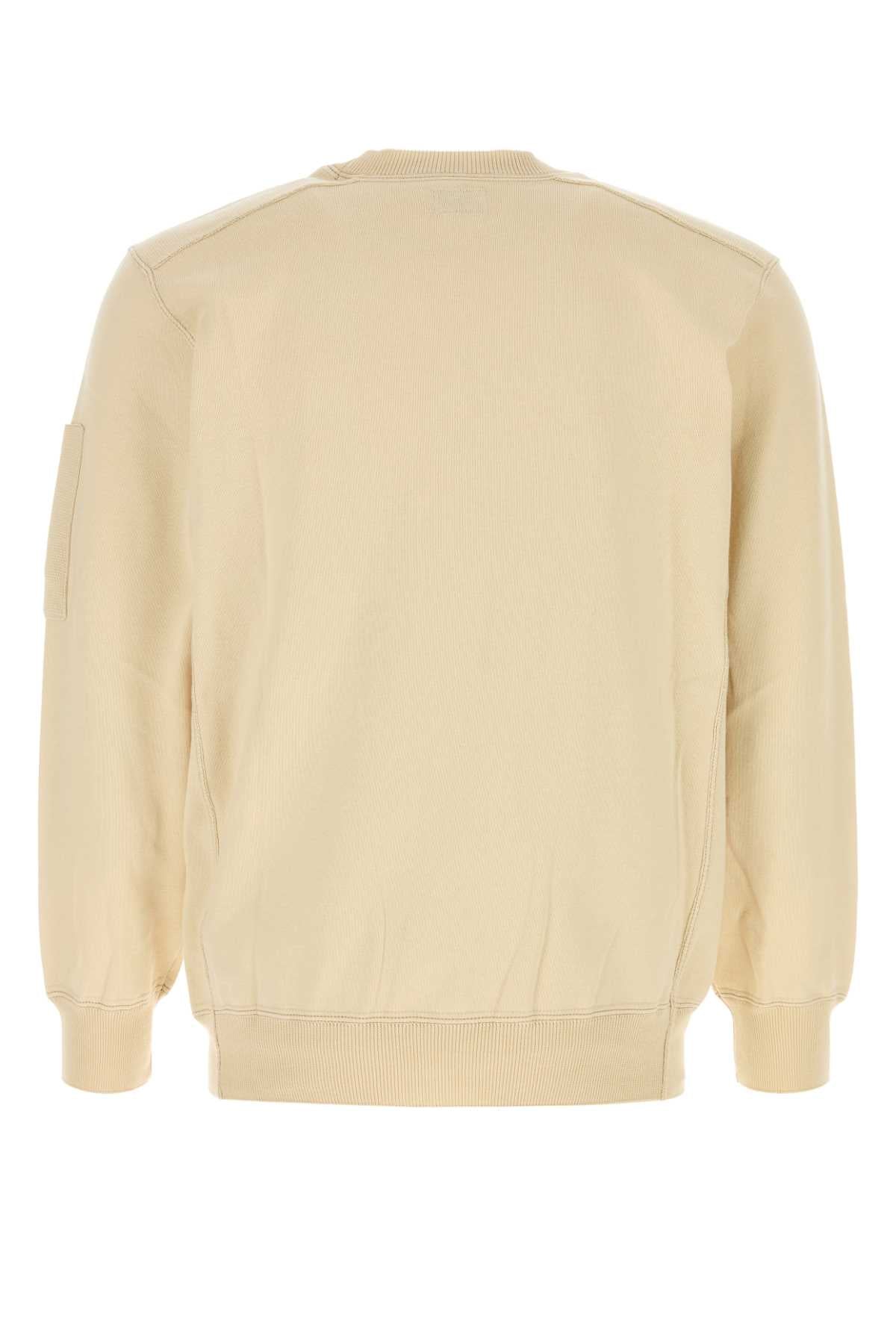 C.P. Company Men Sand Cotton Sweater C.P. COMPANY