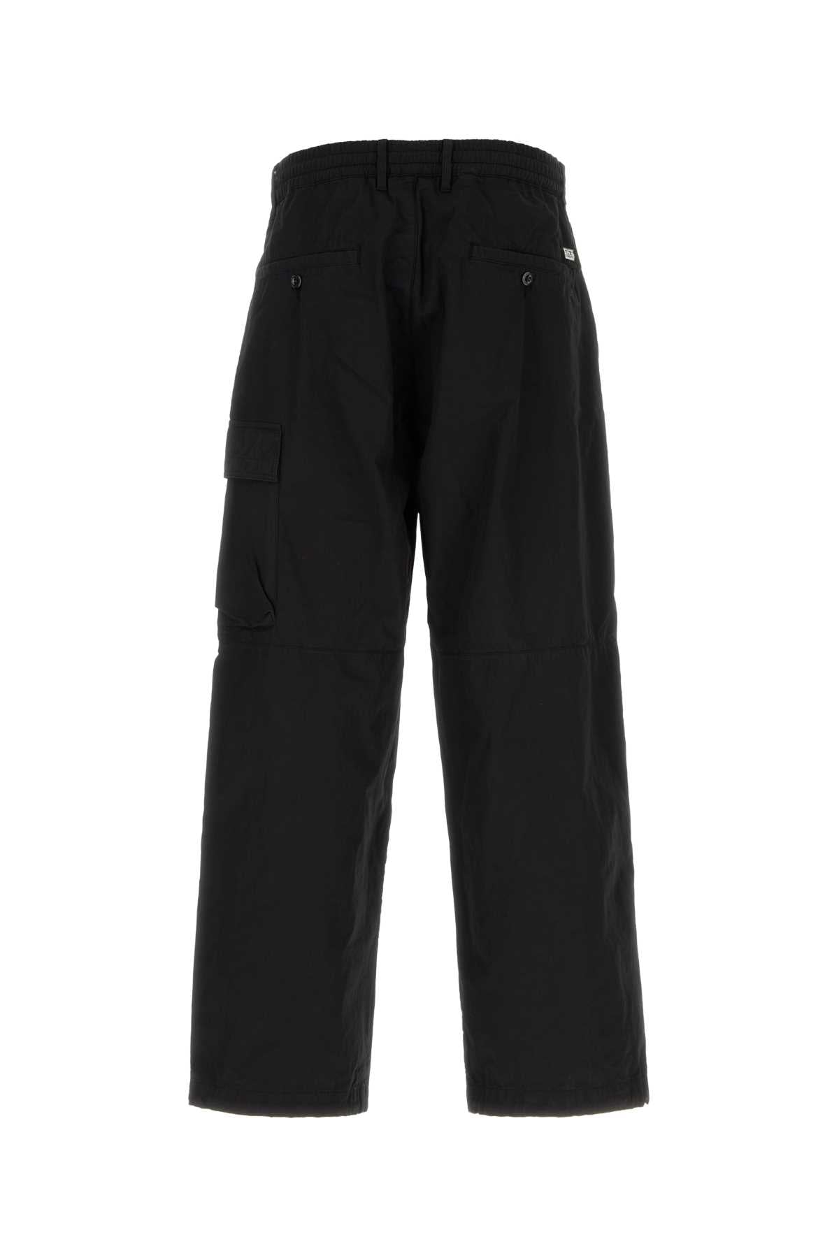 C.P. Company Men Black Cotton Cargo Pant C.P. COMPANY