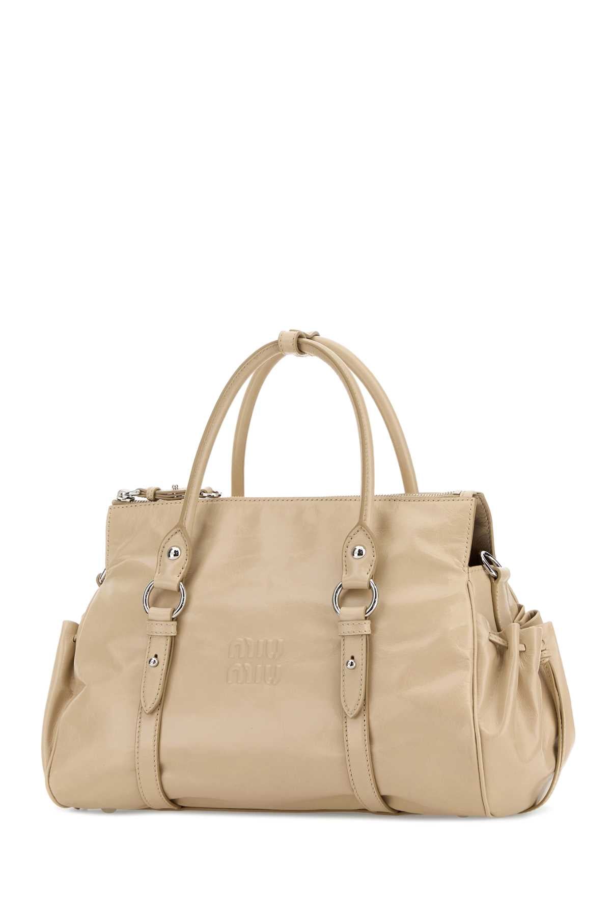 Miu Miu Women Sand Leather Handbag MIU MIU