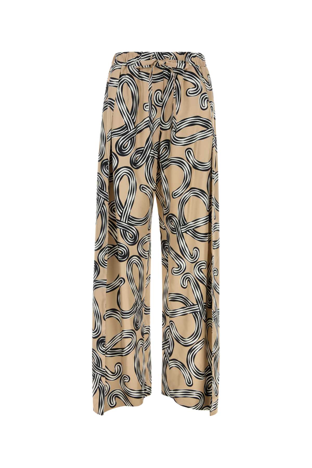 Loewe Paula's Ibiza Women Printed Silk Paula S Ibiza Pant LOEWE