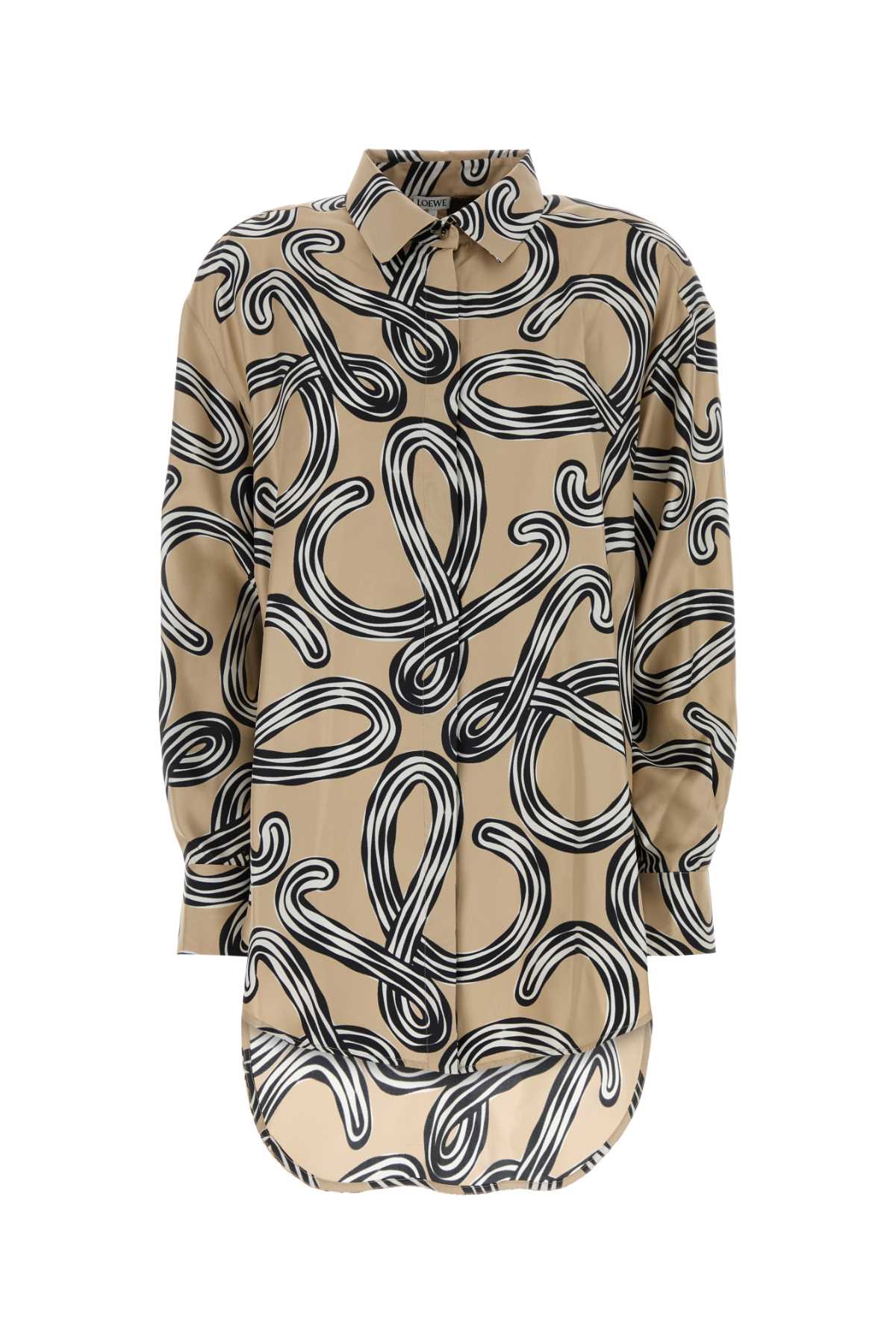 Loewe Paula's Ibiza Women Printed Silk Paula S Ibiza Shirt LOEWE