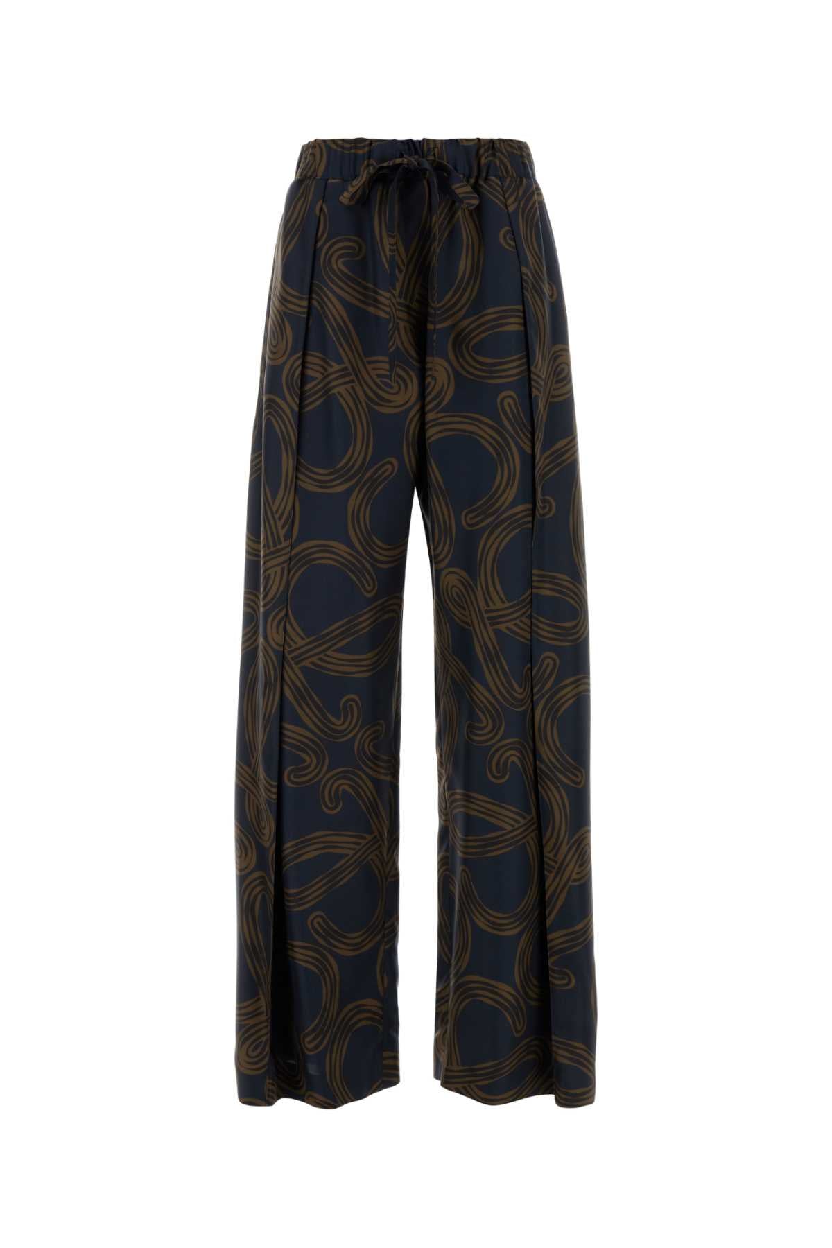 Loewe Paula's Ibiza Women Printed Silk Paula S Ibiza Pant LOEWE