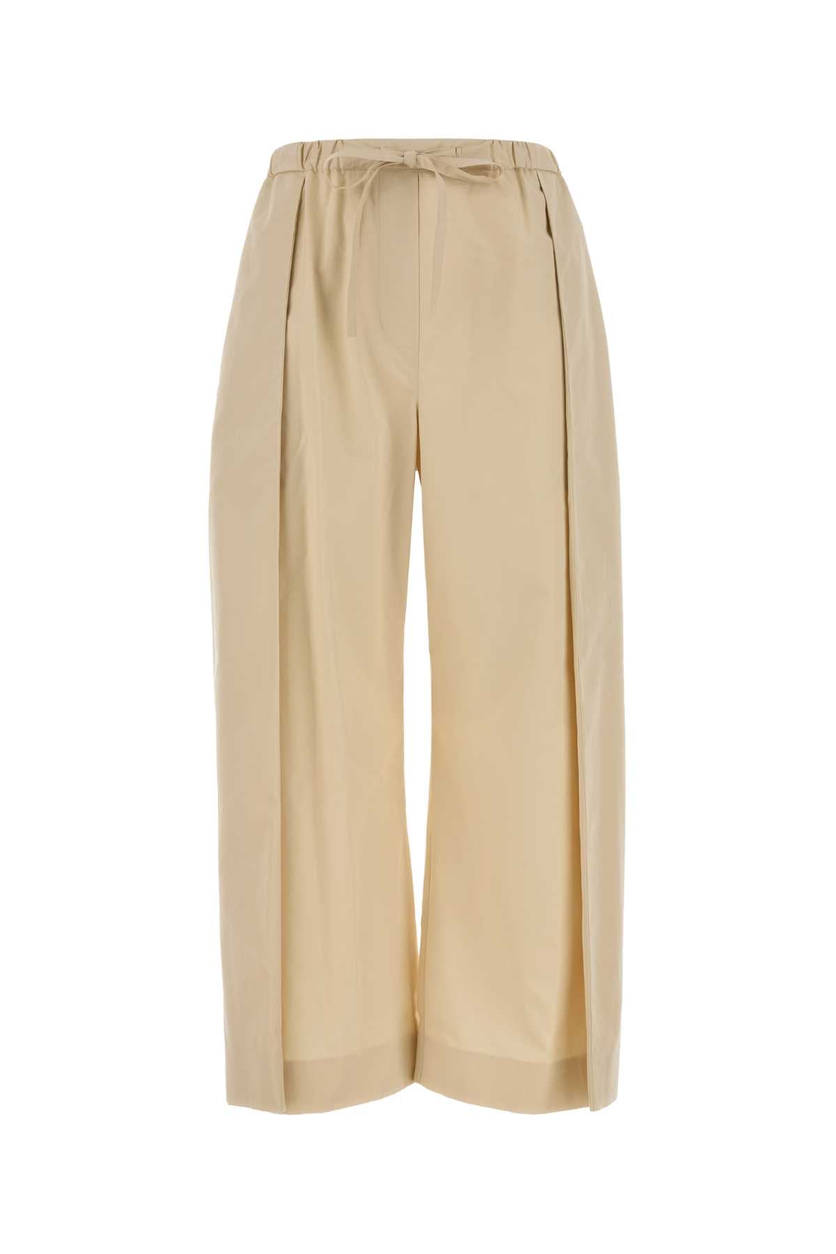 Loewe Paula's Ibiza Women Beige Poplin Paula S Ibiza Pant LOEWE