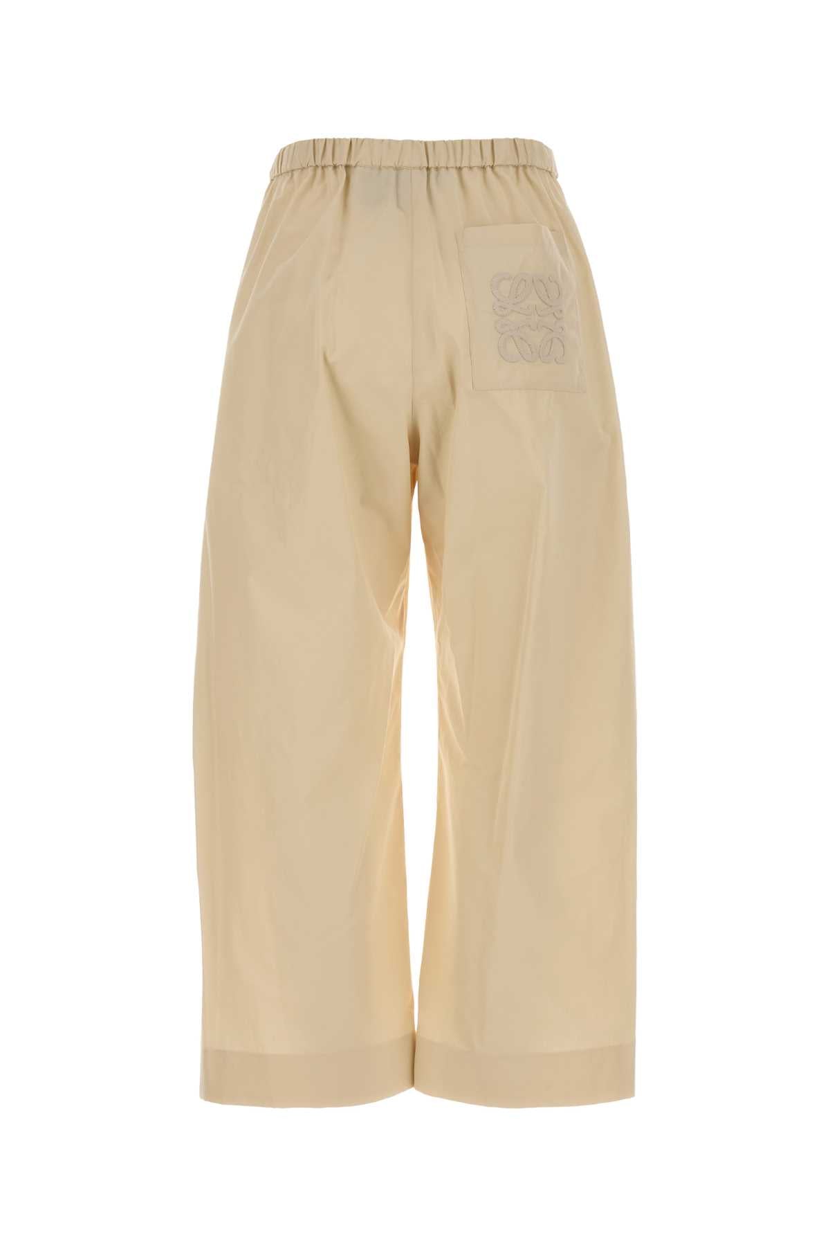Loewe Paula's Ibiza Women Beige Poplin Paula S Ibiza Pant LOEWE