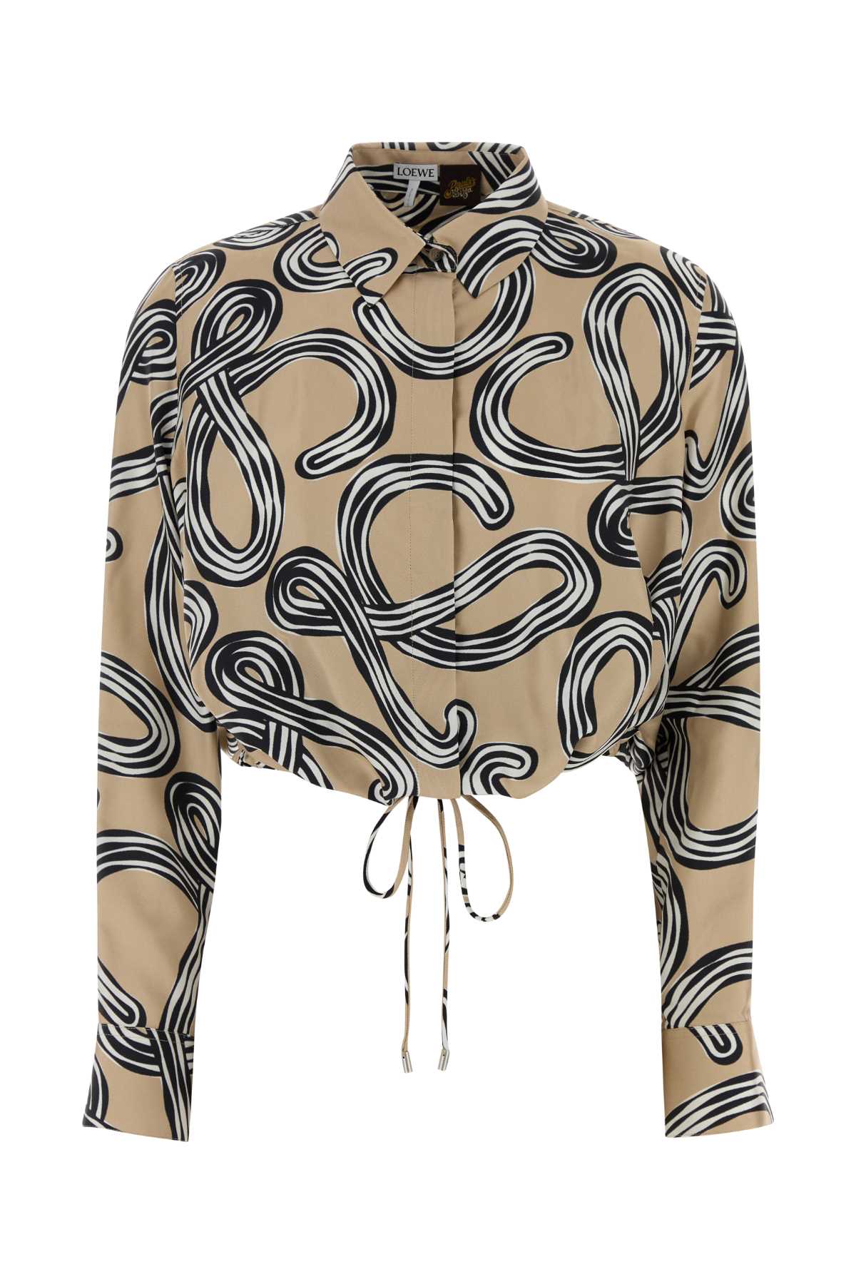 Loewe Paula's Ibiza Women Printed Silk Paula S Ibiza Shirt LOEWE
