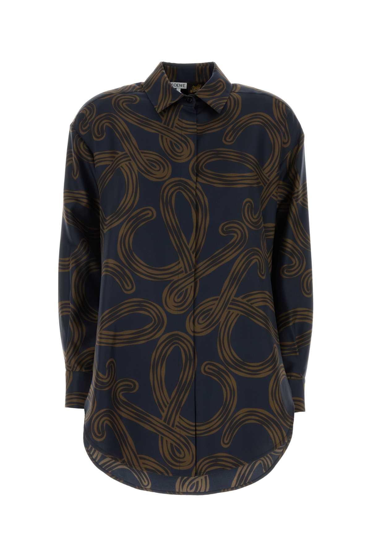 Loewe Paula's Ibiza Women Printed Silk Paula S Ibiza Shirt LOEWE