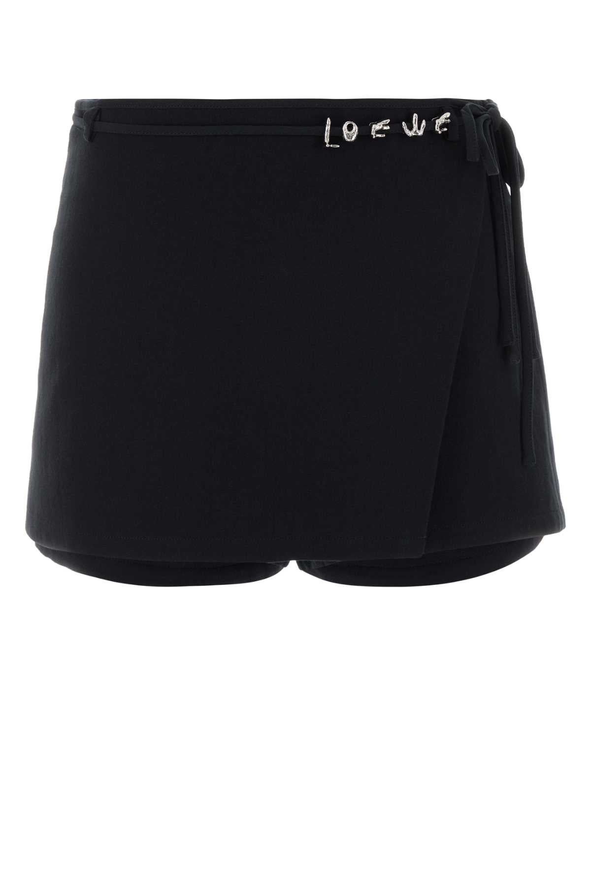 Loewe Paula's Ibiza Women Black Cotton Blend Paula S Ibiza Shorts LOEWE