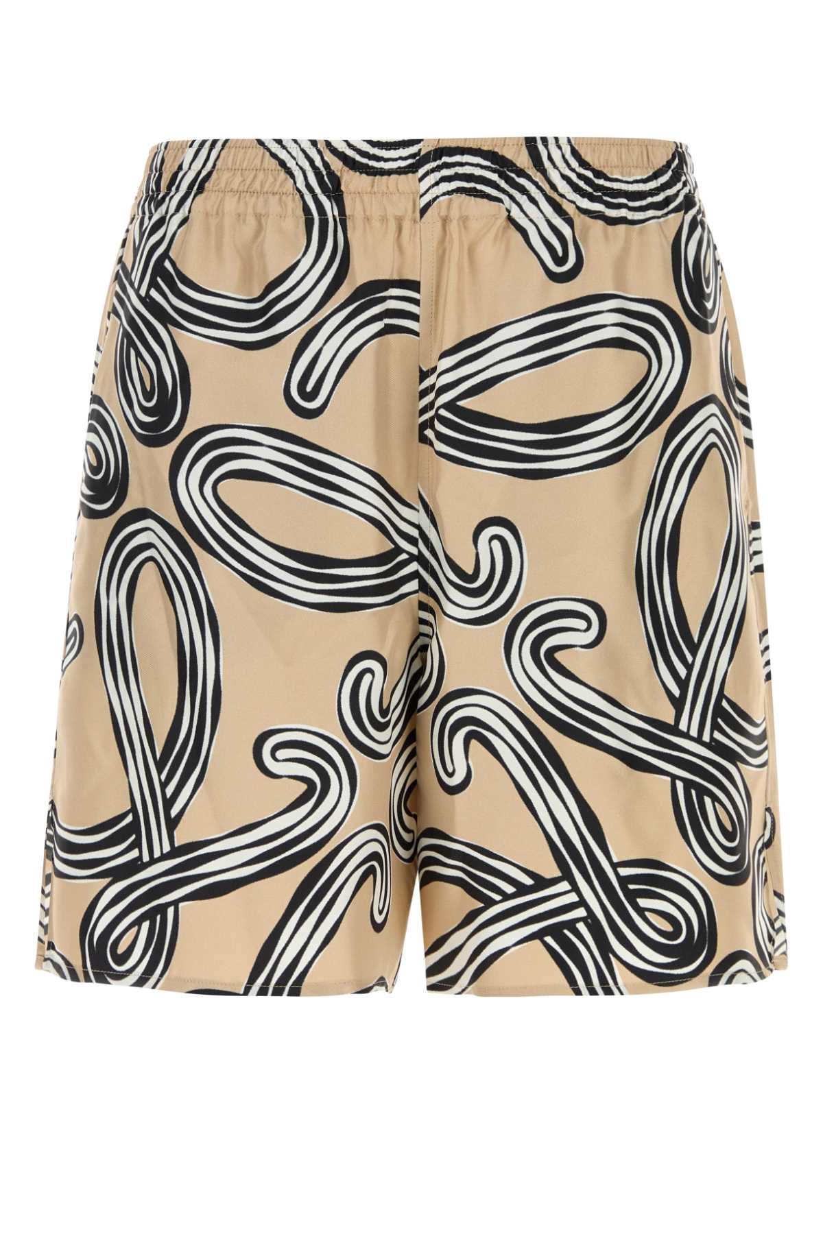 Loewe Paula's Ibiza Women Printed Silk Paula S Ibiza Shorts LOEWE