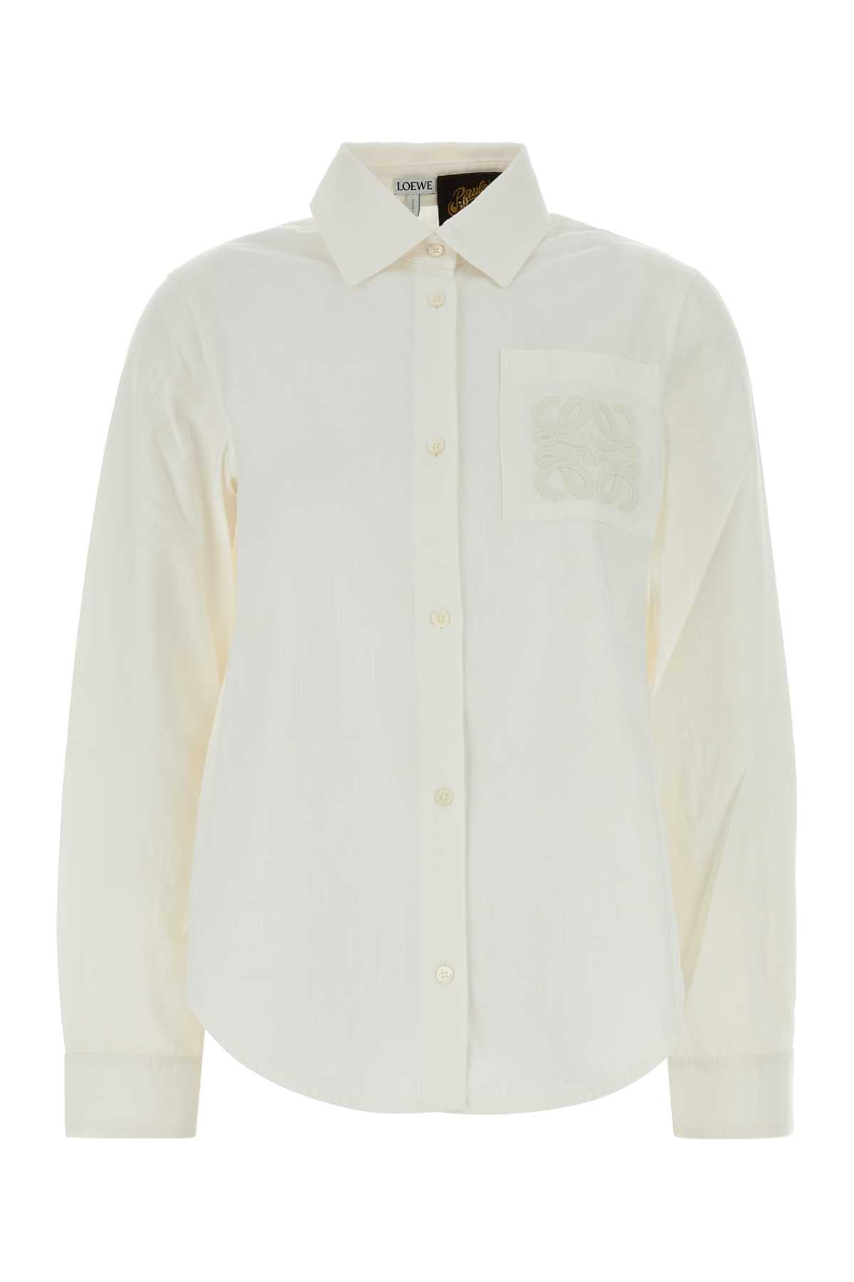 Loewe Paula's Ibiza Women White Oxford Shirt LOEWE