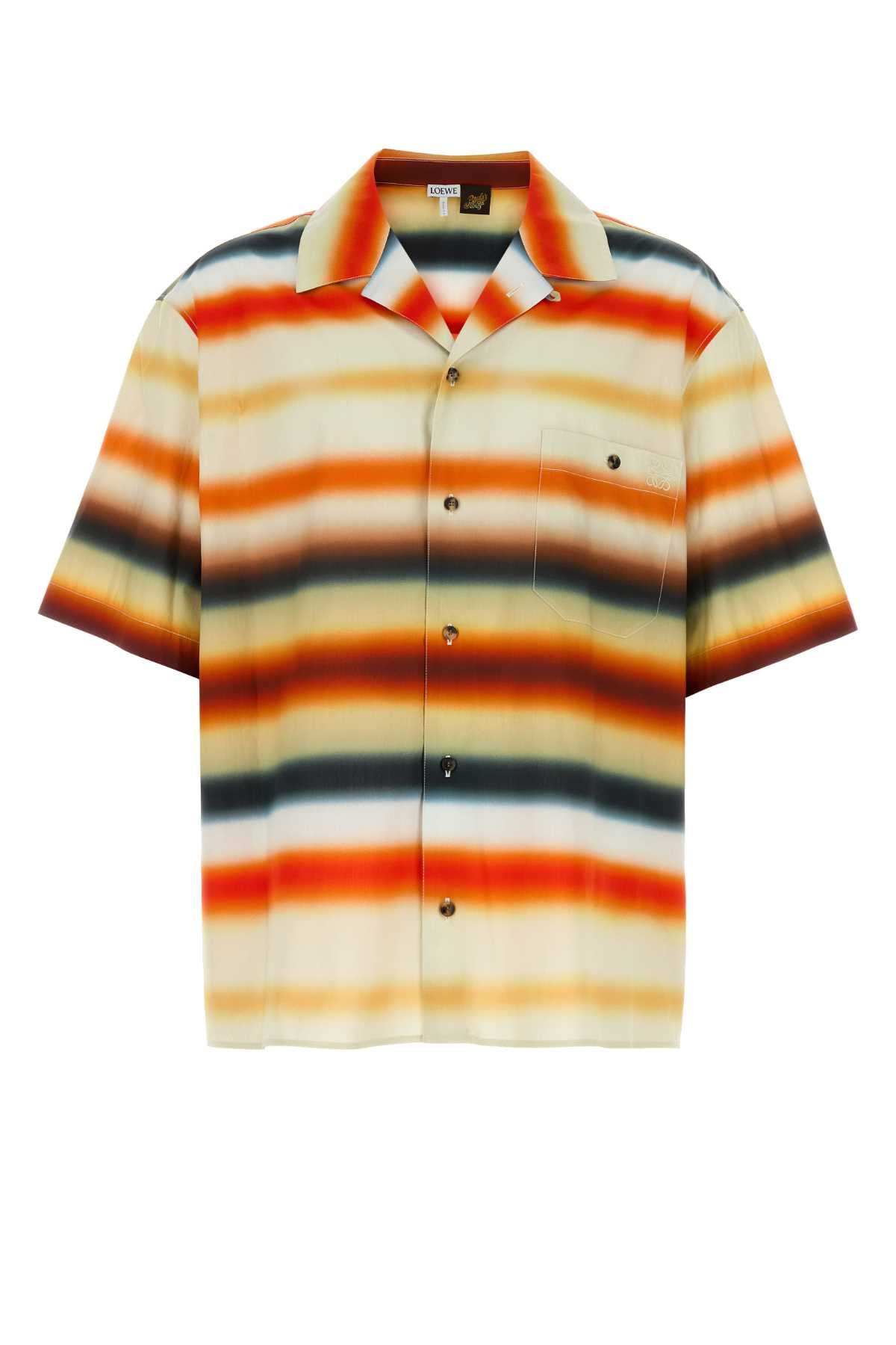 Loewe Paula's Ibiza Men Printed Poplin Paula S Ibiza Shirt LOEWE