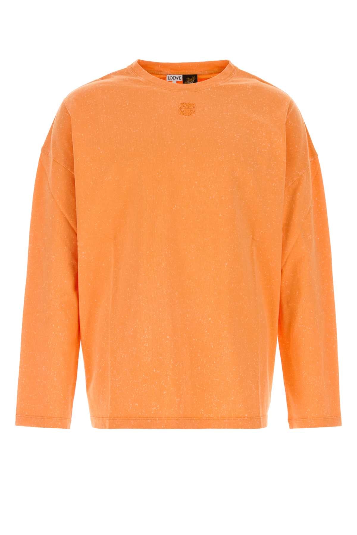 Loewe Paula's Ibiza Men Orange Cotton Paula S Ibiza T-Shirt LOEWE