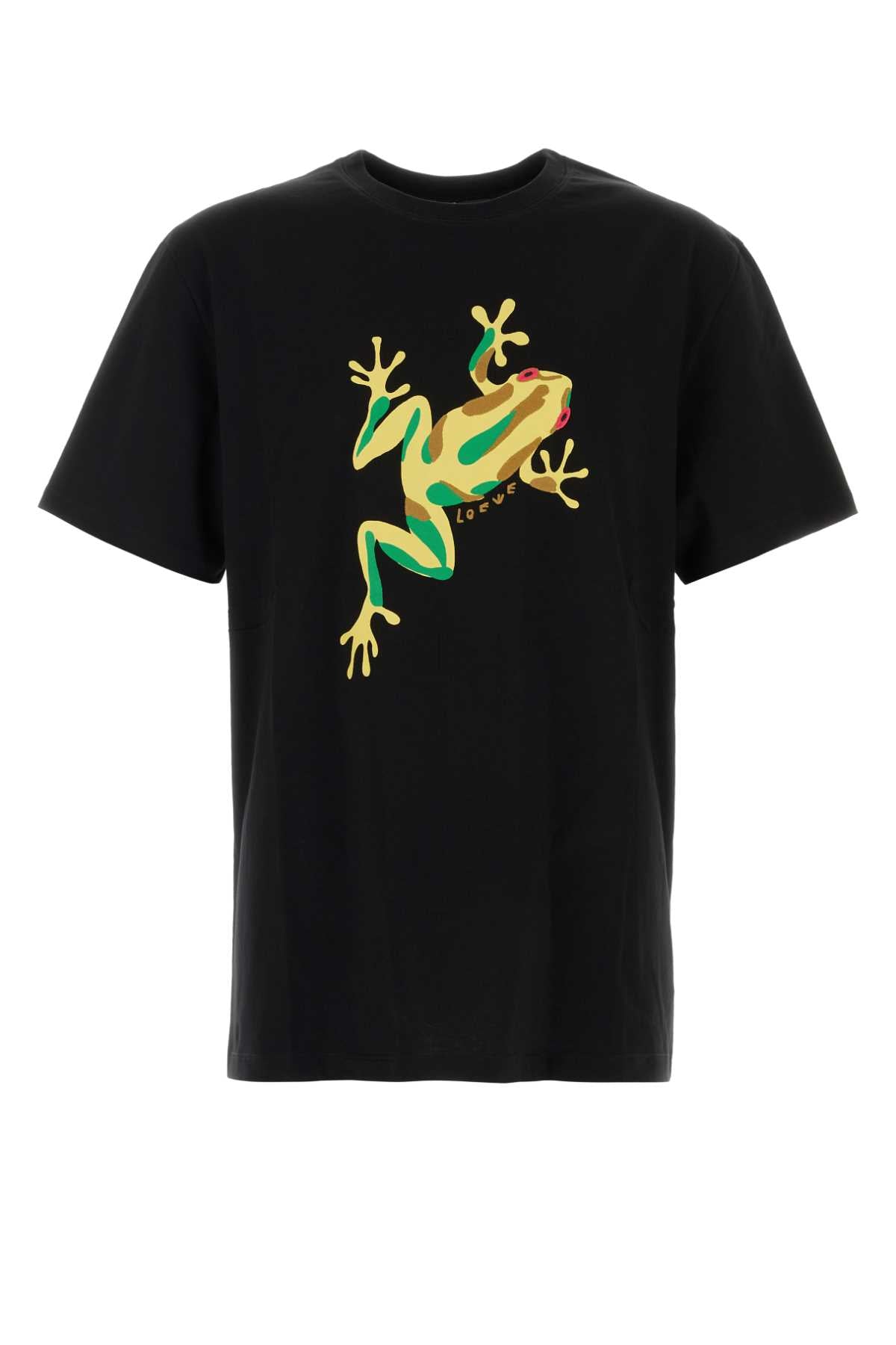Loewe Paula's Ibiza Men Black Cotton T-Shirt LOEWE