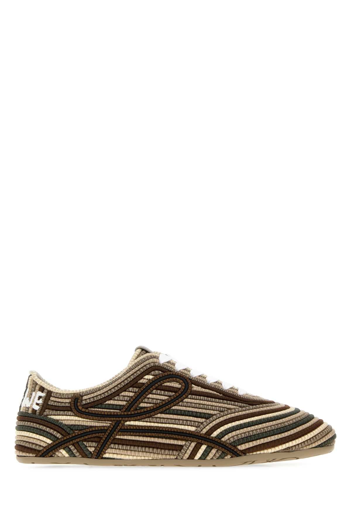 Loewe Paula's Ibiza Men Embroidered Canvas Paula S Ibiza Yago Sneakers LOEWE