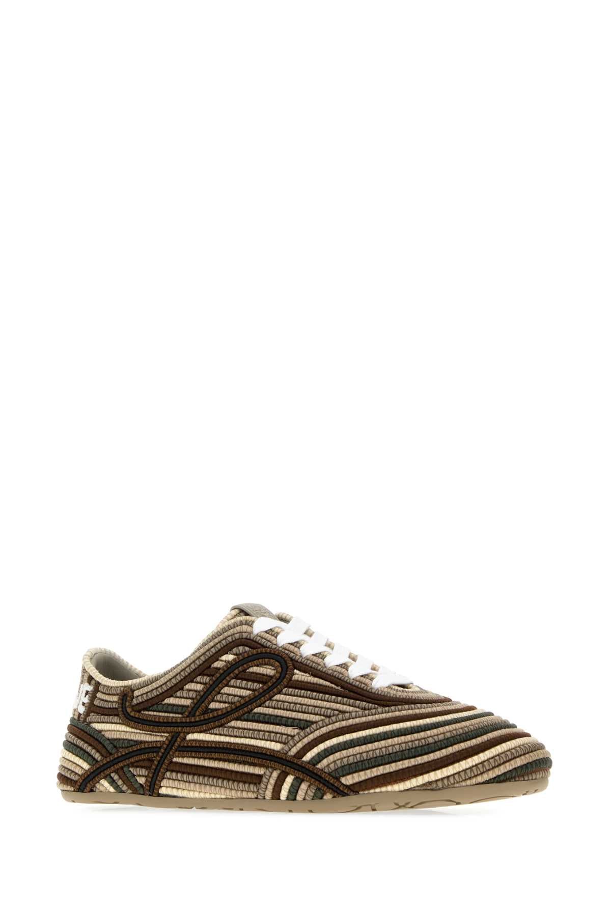 Loewe Paula's Ibiza Men Embroidered Canvas Paula S Ibiza Yago Sneakers LOEWE