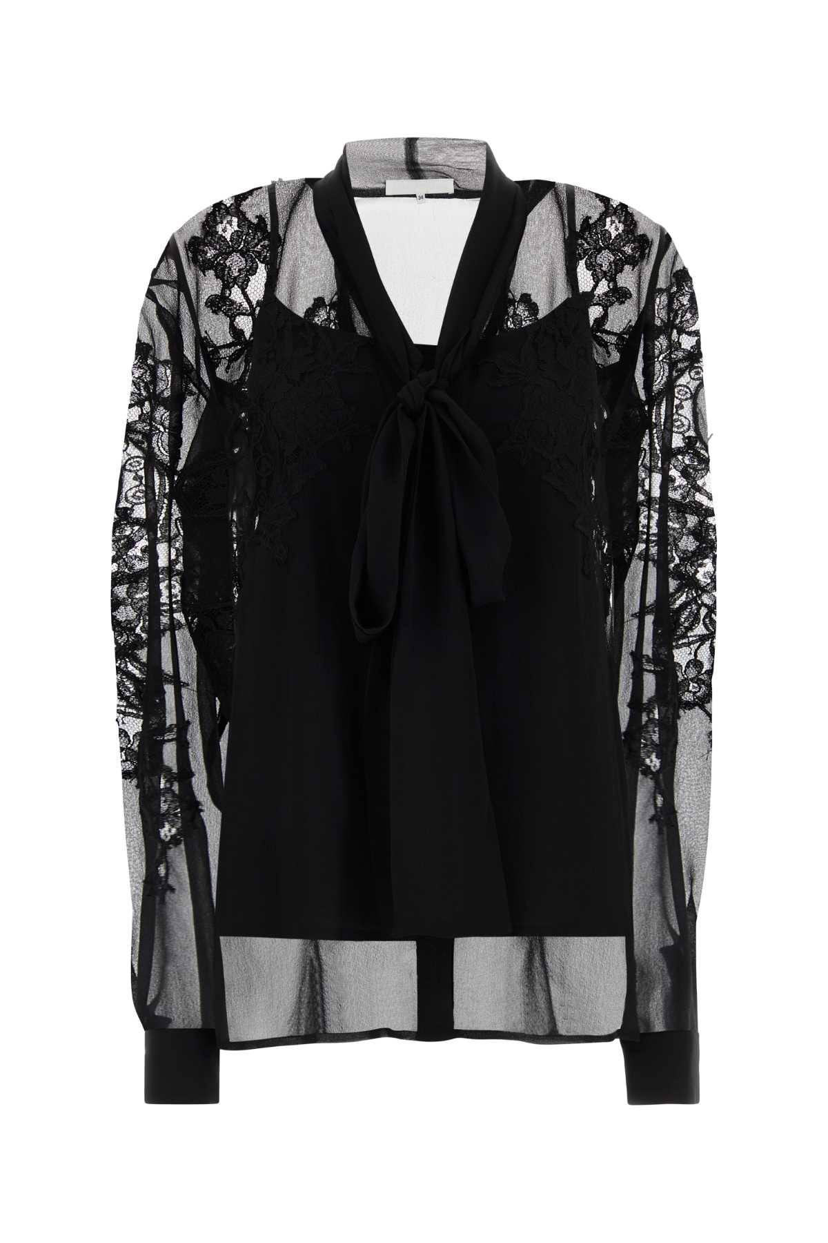 Costarellos Women Black Silk Blouse COSTARELLOS