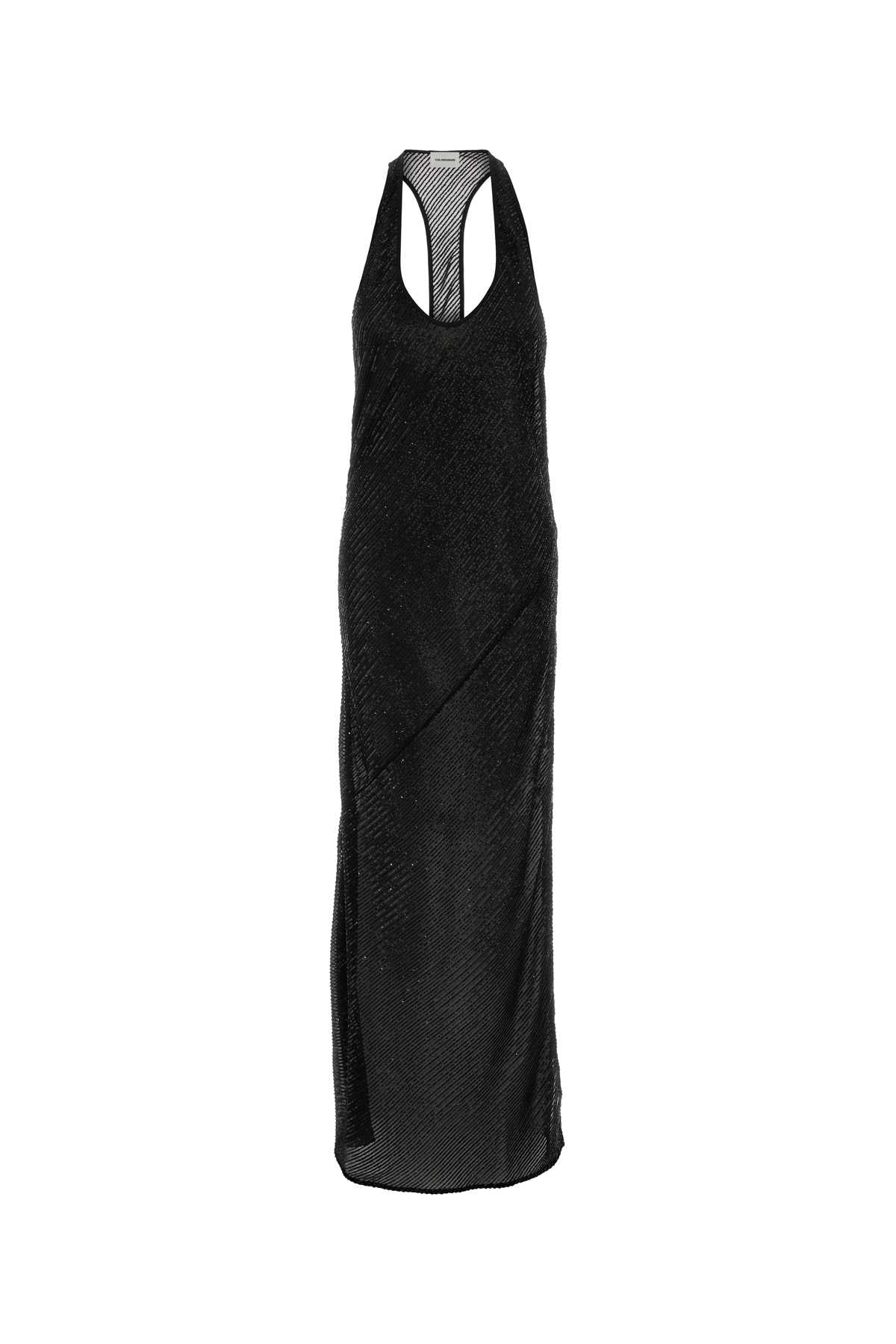 The Andamane Women Embellished Crepe Fonda Long Dress THE ANDAMANE