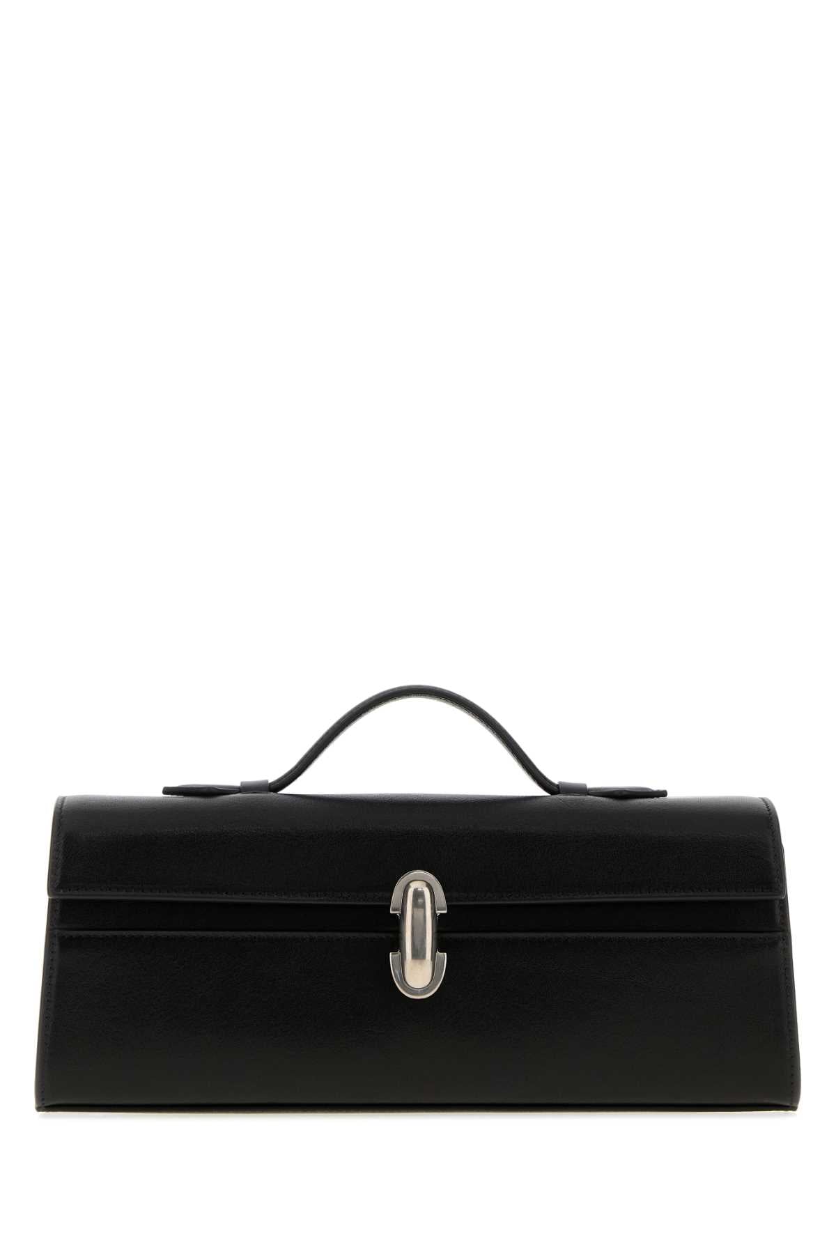 Savette Women Black Leather Symmetry Handbag SAVETTE
