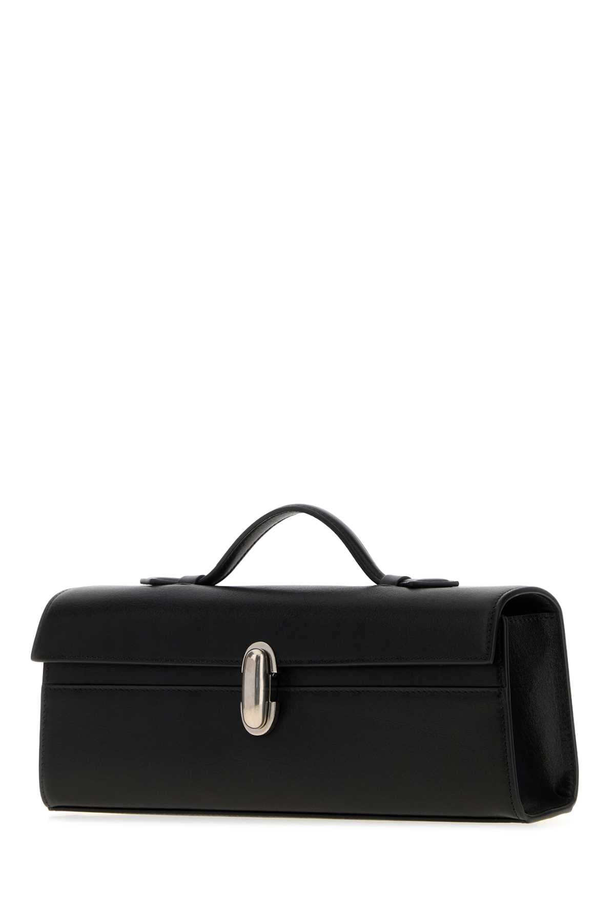 Savette Women Black Leather Symmetry Handbag SAVETTE