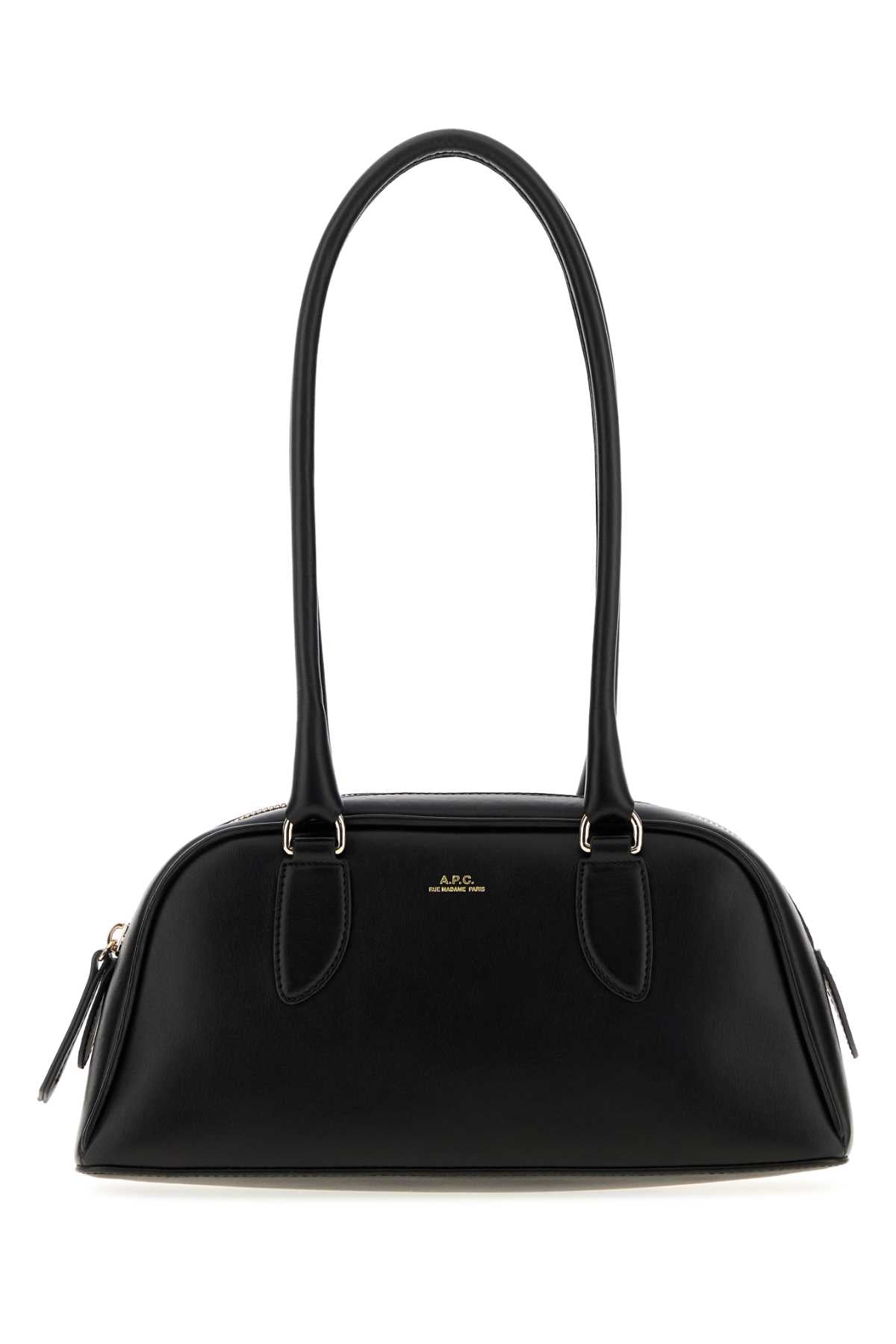 A.P.C. Women Black Leather Small Paloma Shoulder Bag A.P.C.