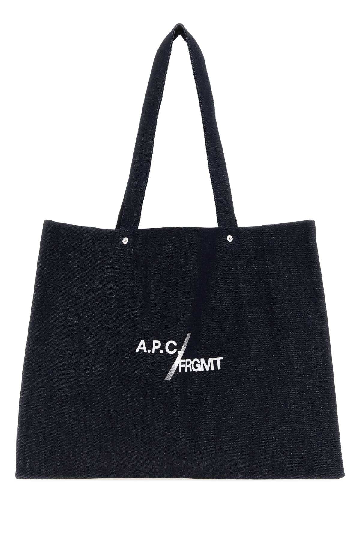 A.P.C. Men Denim A.P.C. X Frgmt Je Sors Ce Soir Shopping Bag A.P.C.
