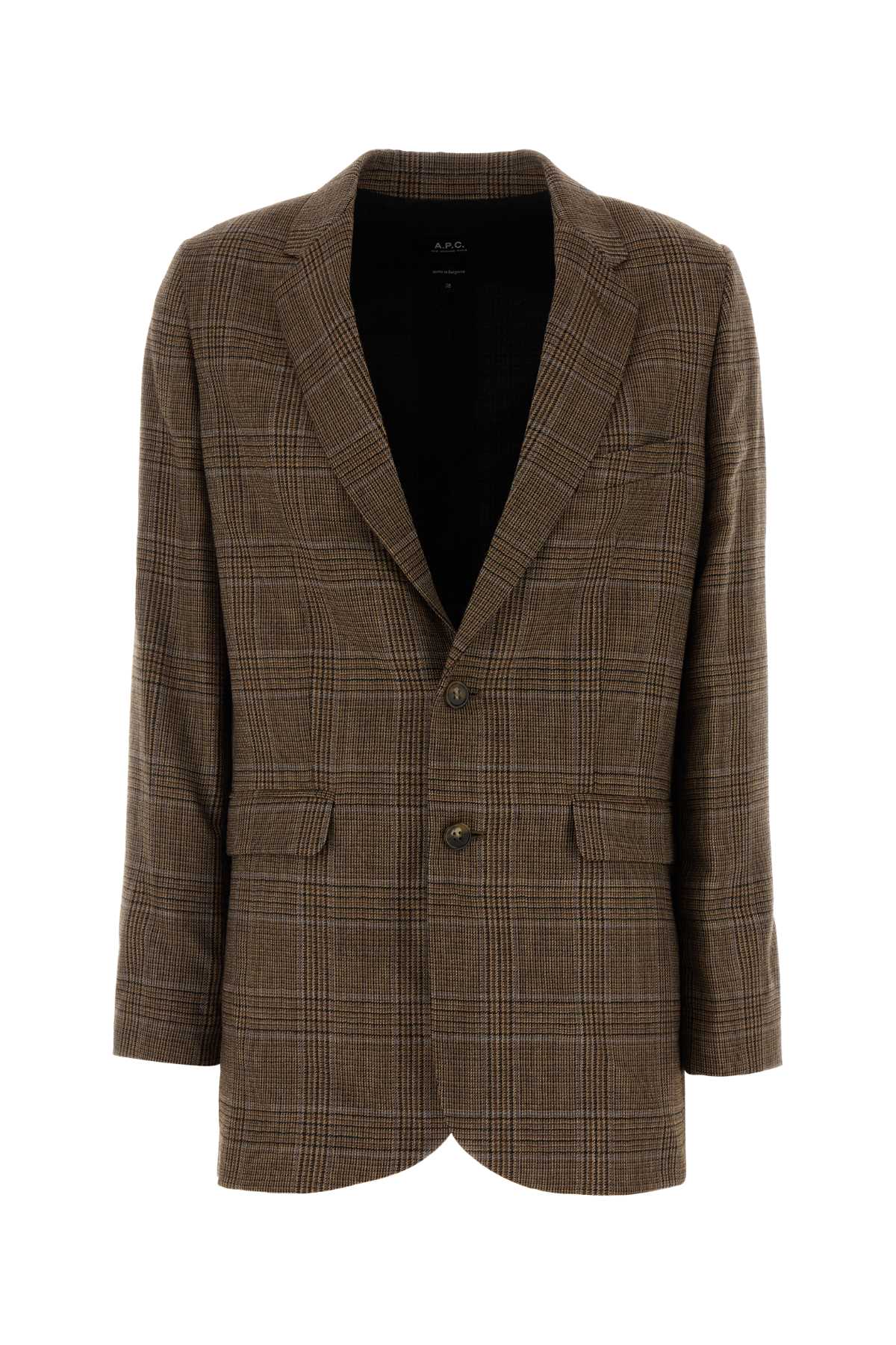 A.P.C. Women Embroidered Wool Annie Blazer A.P.C.