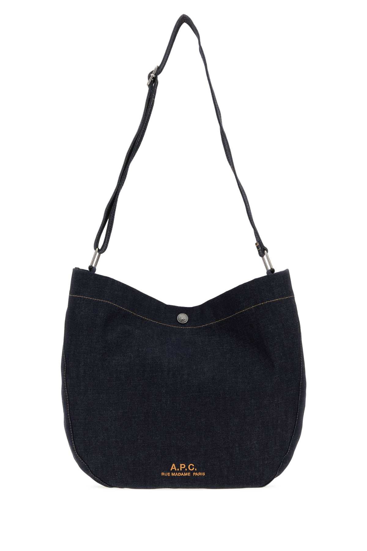 A.P.C. Men Denim Besace Shopping Bag A.P.C.