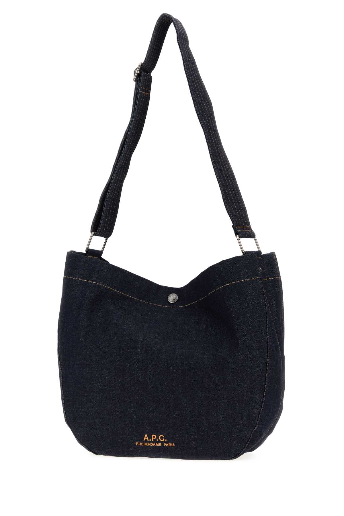 A.P.C. Men Denim Besace Shopping Bag A.P.C.