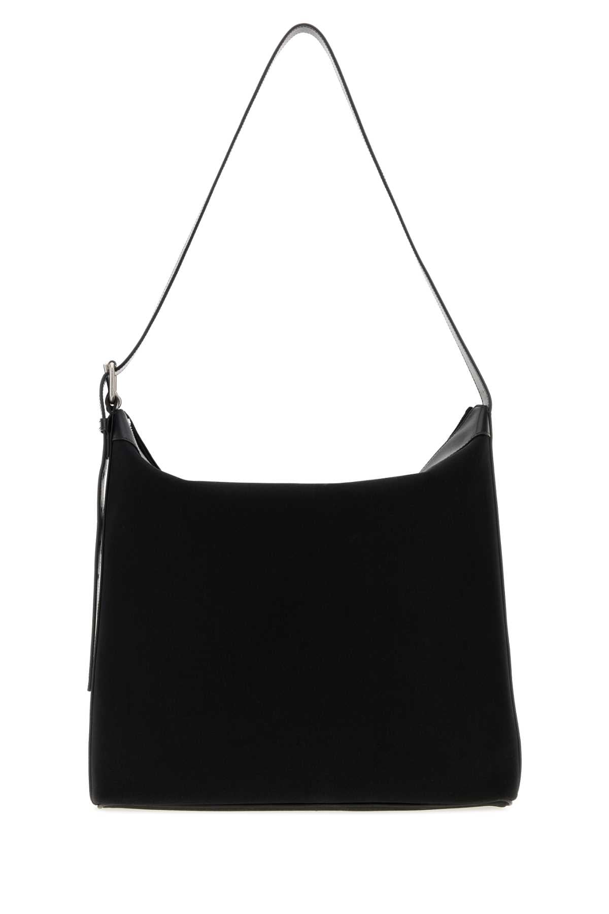 A.P.C. Men Black Canvas Maxi Biker Shopping Bag A.P.C.