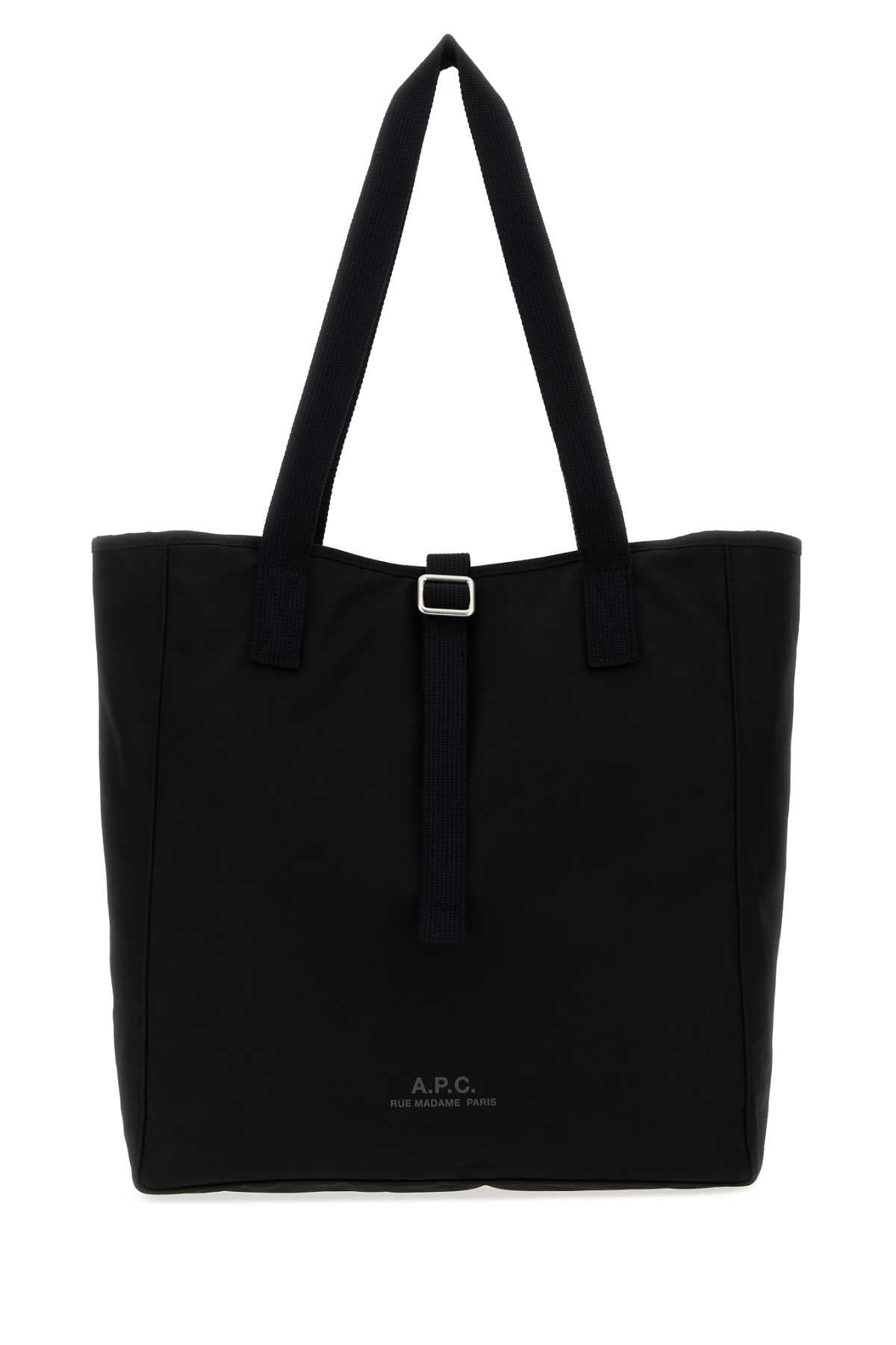 A.P.C. Men Black Canvas Cabas Archive Shopping Bag A.P.C.