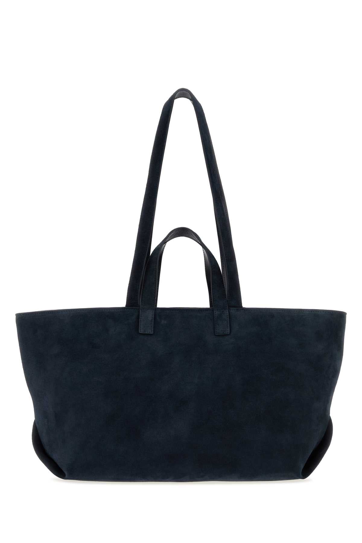 A.P.C. Women Midnight Blue Suede Le Drummer Shopping Bag A.P.C.