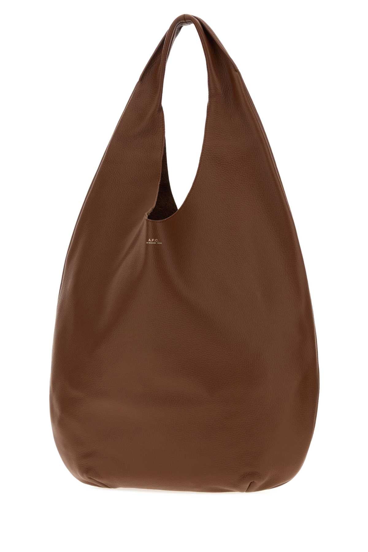 A.P.C. Women Brown Leather Le Neige Shoulder Bag A.P.C.