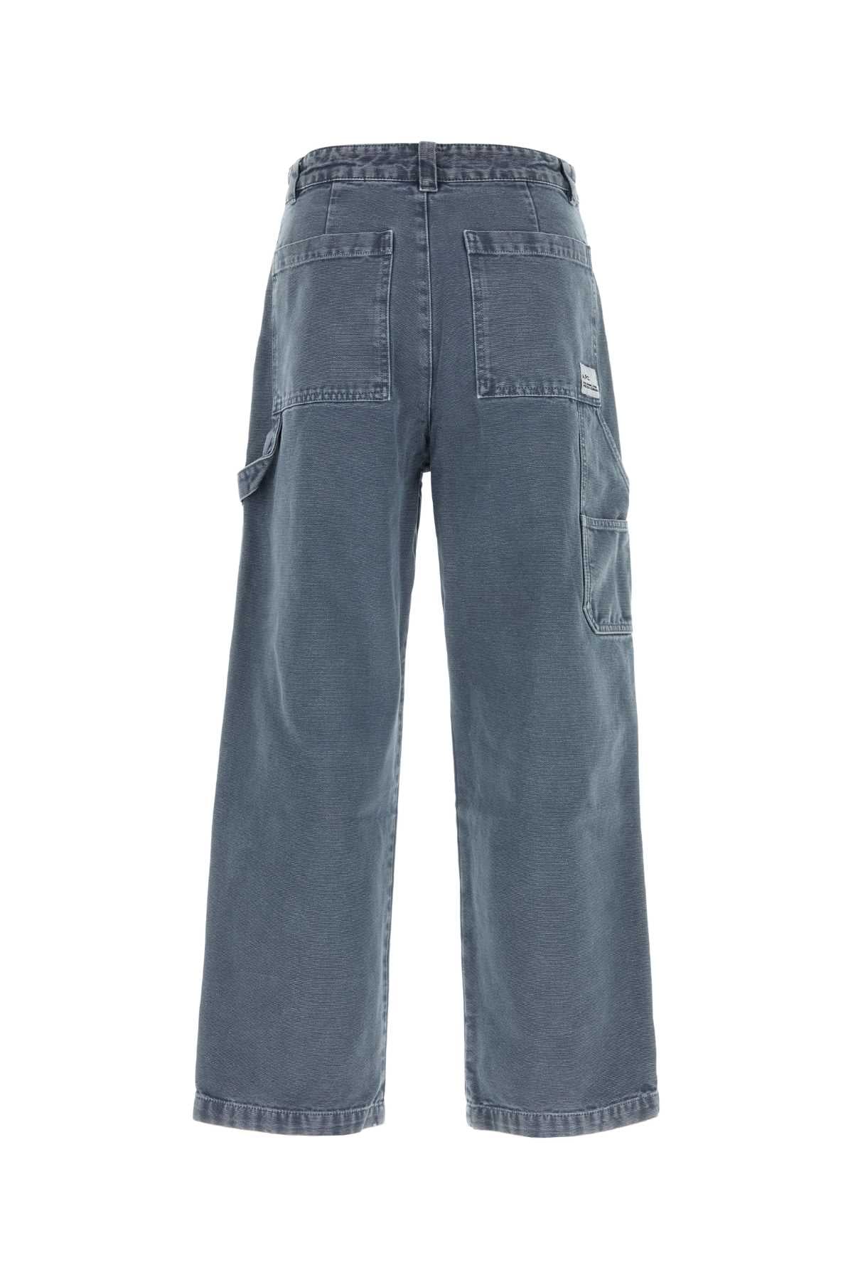 A.P.C. Men Air Force Blue Denim Dan Jeans A.P.C.