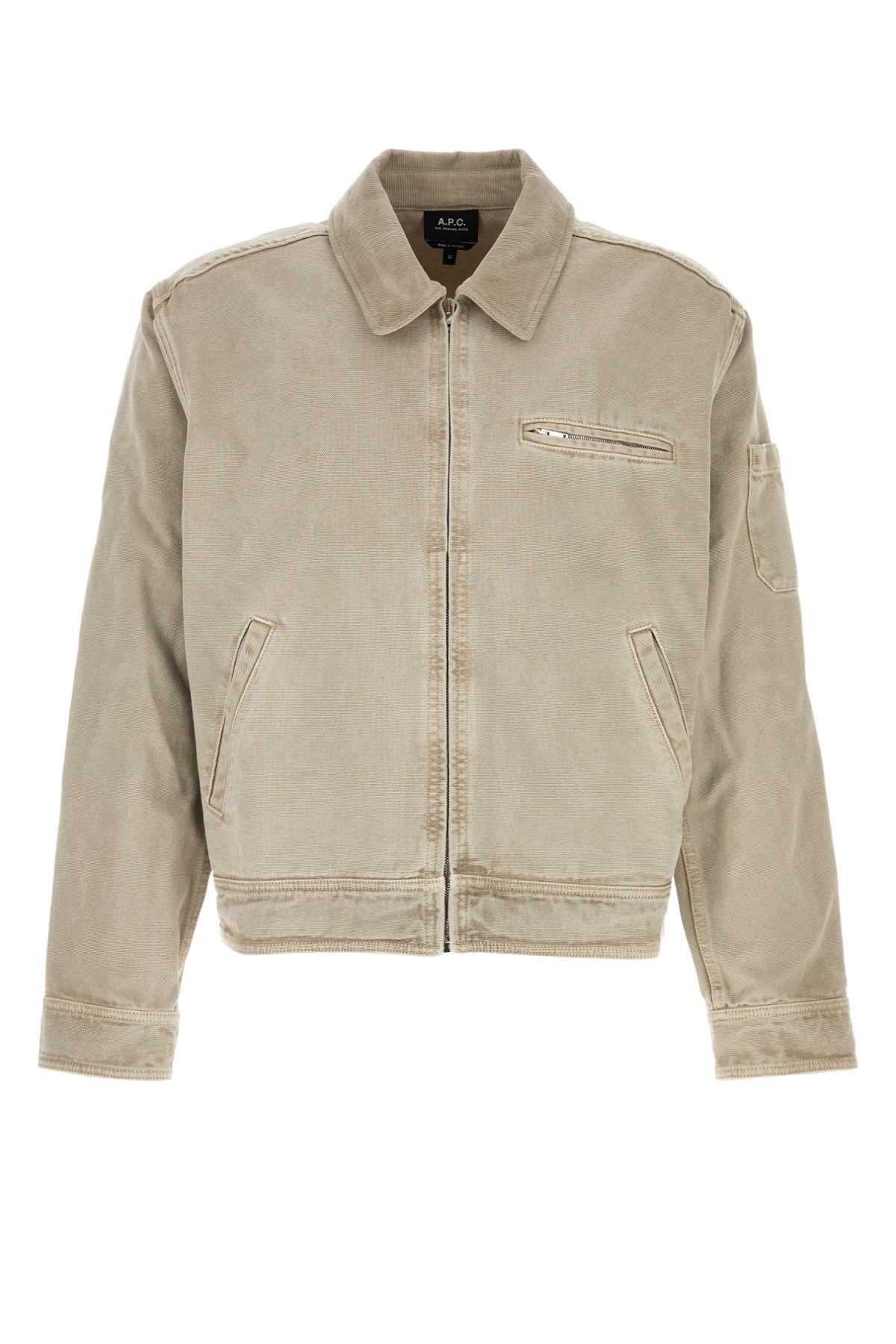A.P.C. Men Grey Denim Alexis Jacket A.P.C.