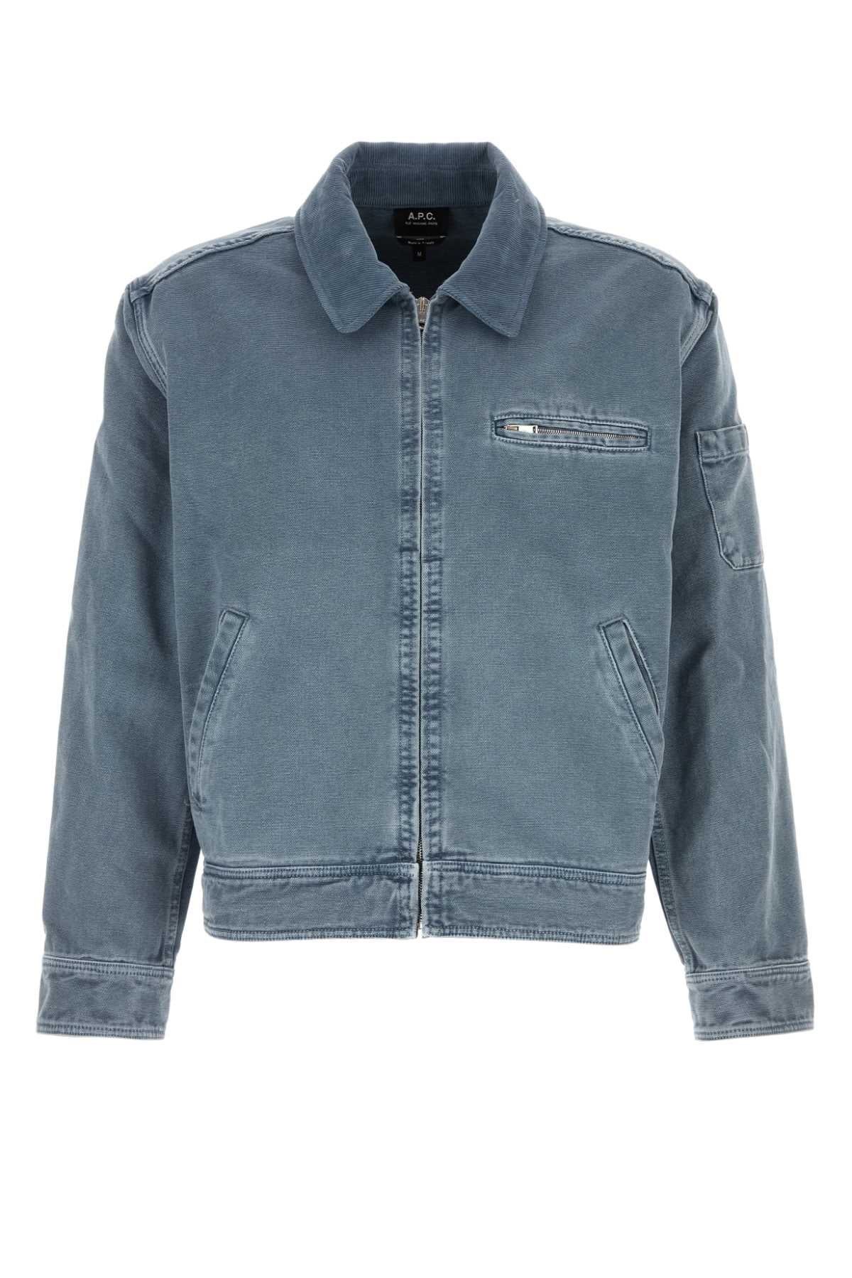 A.P.C. Men Air Force Blue Denim Alexis Jacket A.P.C.