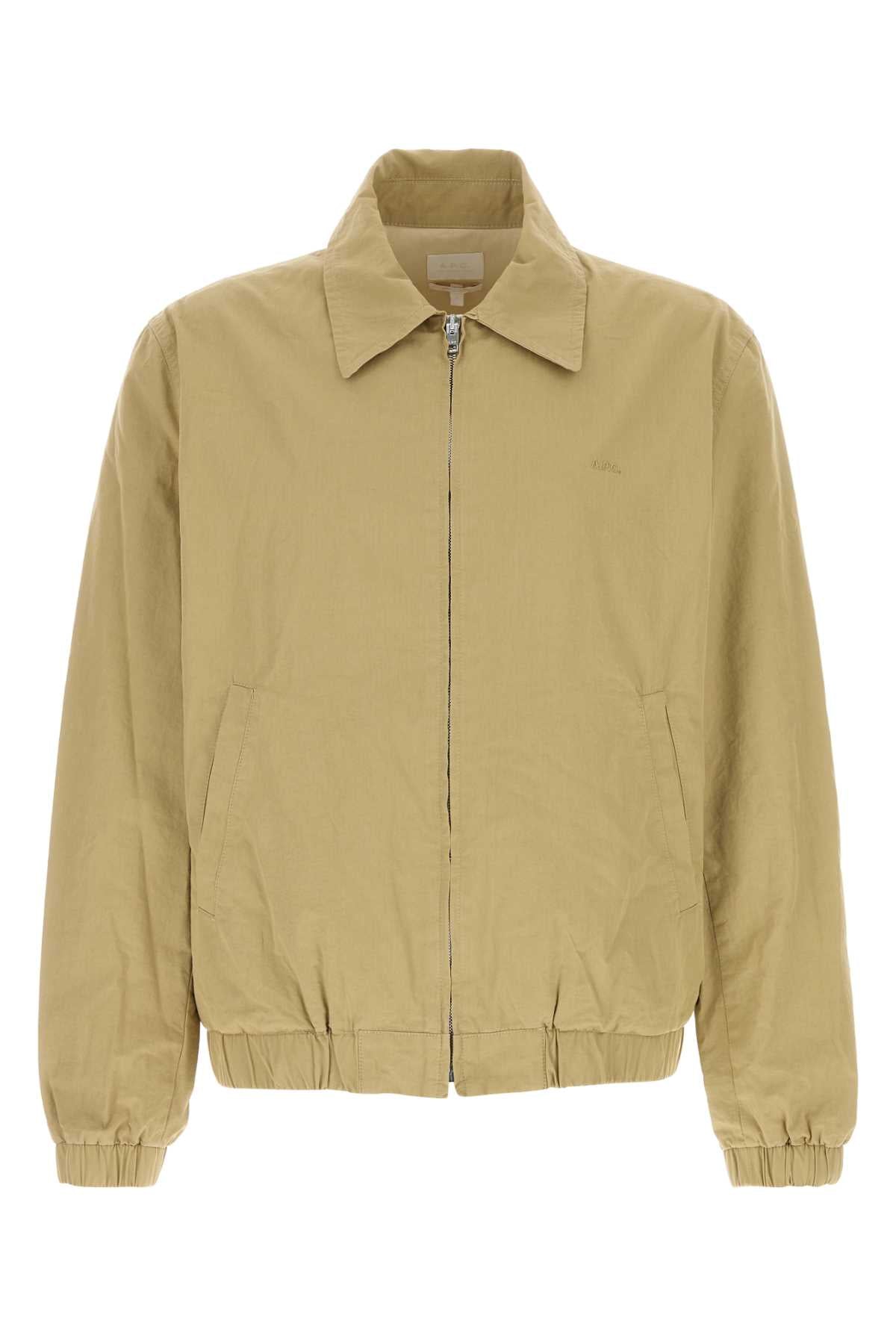 A.P.C. Men Beige Cotton William Jacket A.P.C.