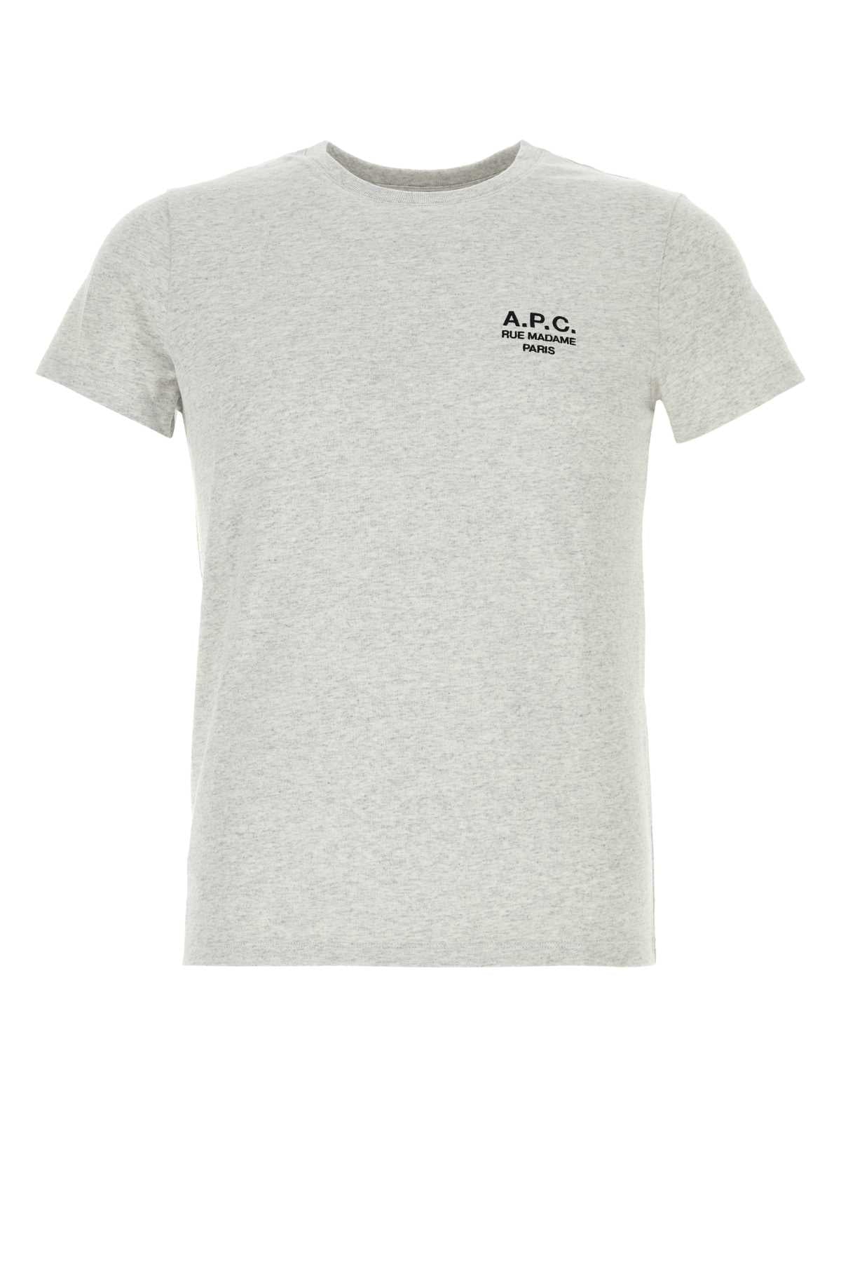 A.P.C. Unisex Melange Grey Cotton T-Shirt A.P.C.