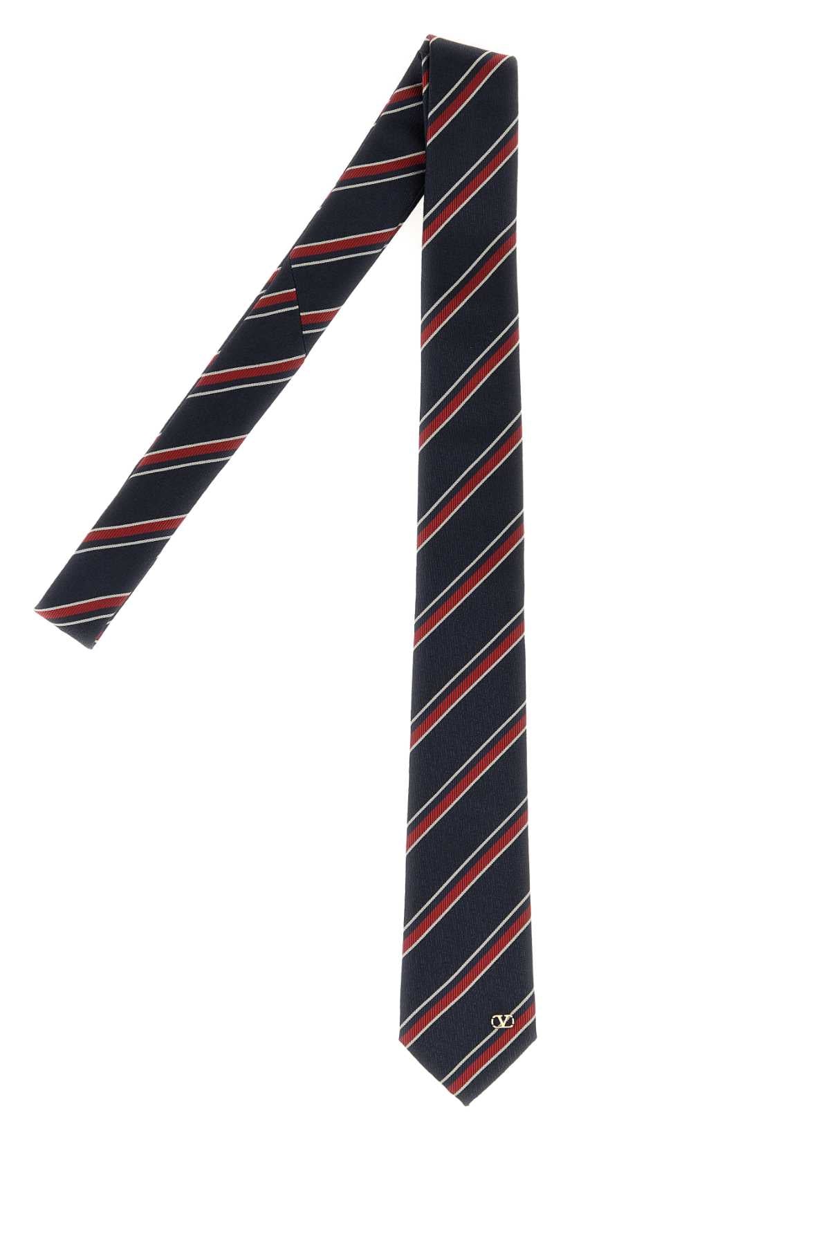 Valentino Garavani Men Embroidered Jacquard Tie VALENTINO GARAVANI