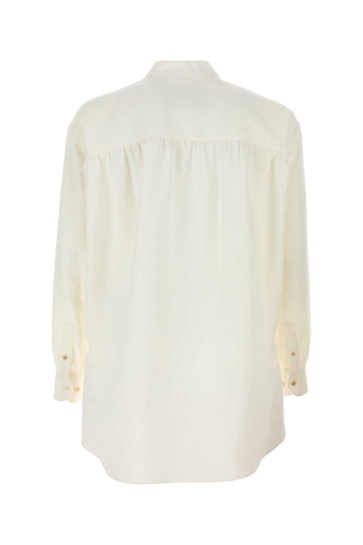 Valentino Garavani Men White Linen Shirt VALENTINO GARAVANI