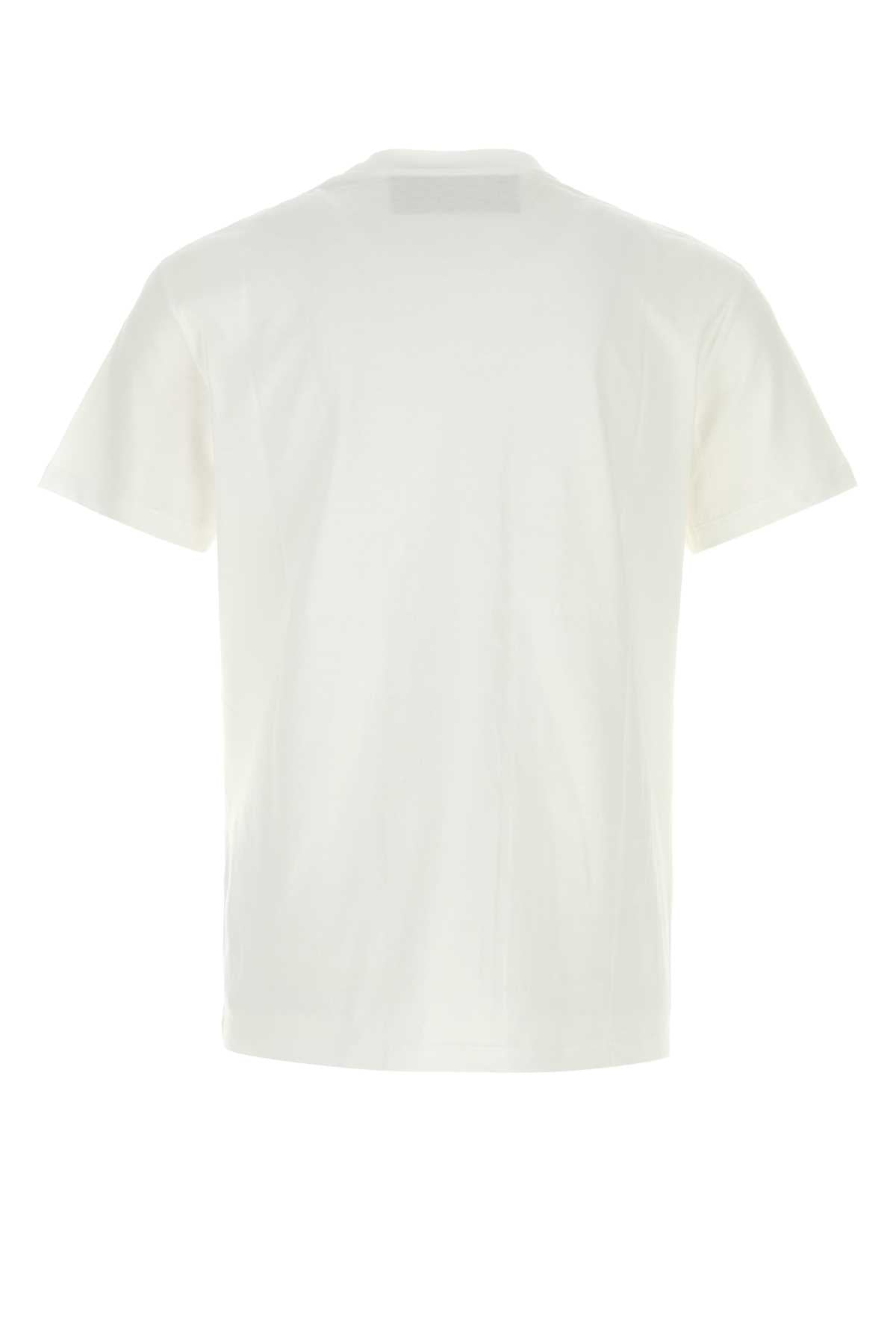 Valentino Garavani Men White Cotton T-Shirt VALENTINO GARAVANI