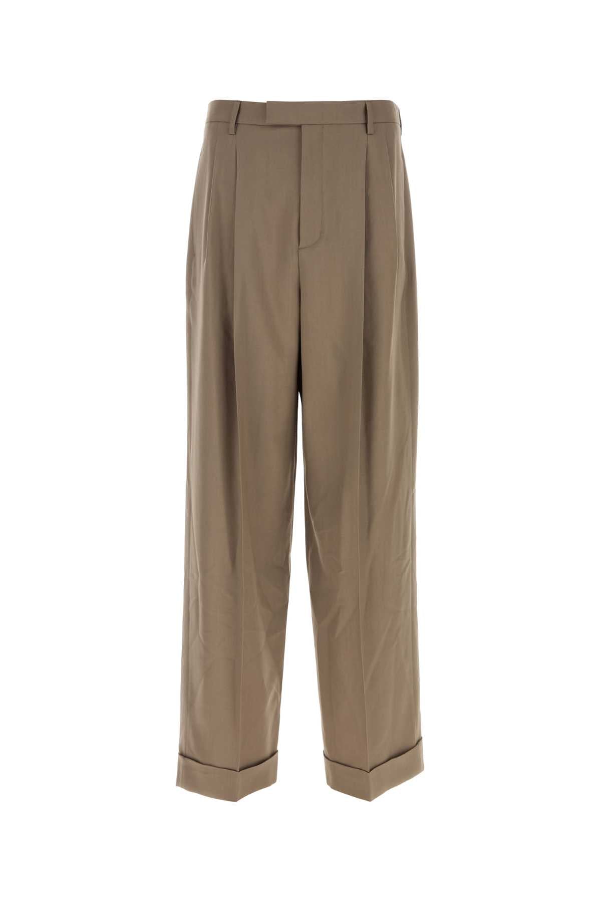 Valentino Garavani Men Cappuccino Wool Pant VALENTINO GARAVANI