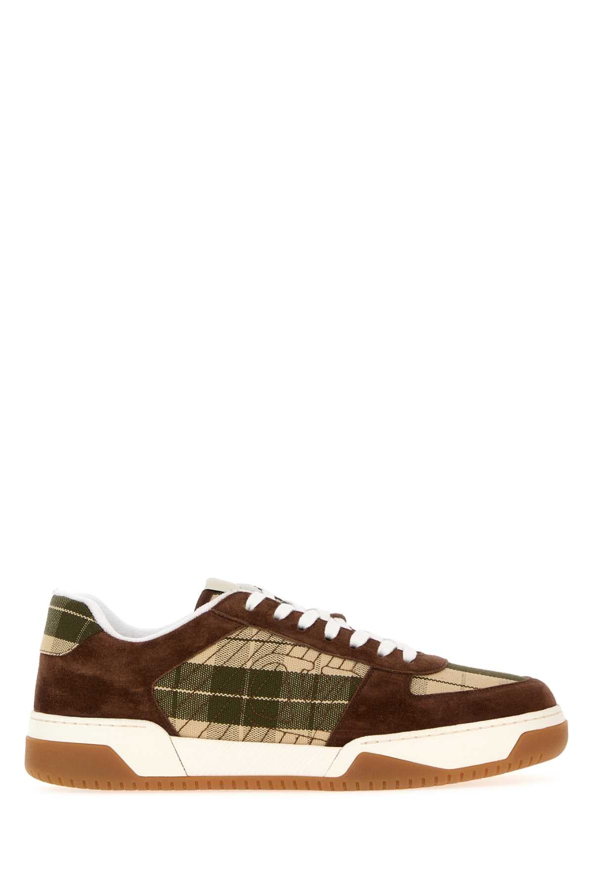 Valentino Garavani Men Multicolor Fabric And Suede Sparry Sneakers VALENTINO GARAVANI