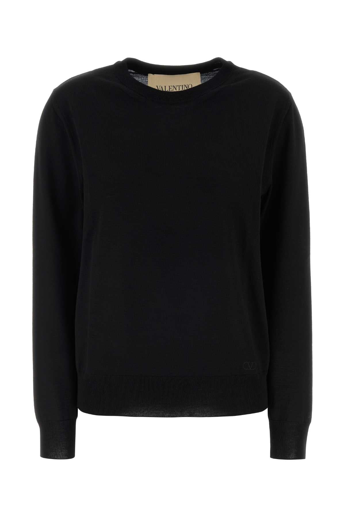 Valentino Garavani Women Black Wool Sweater VALENTINO GARAVANI