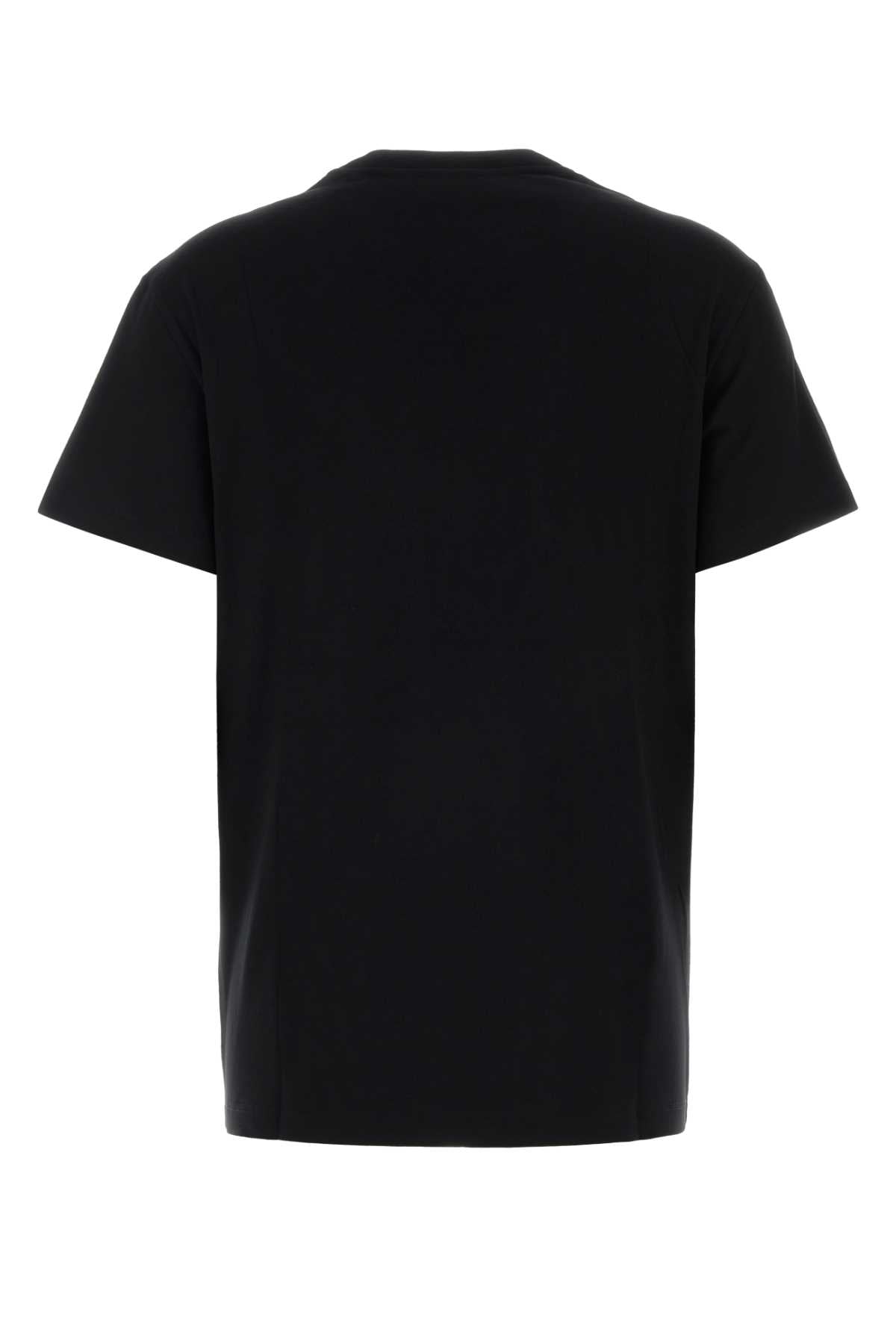 Valentino Garavani Women Black Cotton T-Shirt VALENTINO GARAVANI