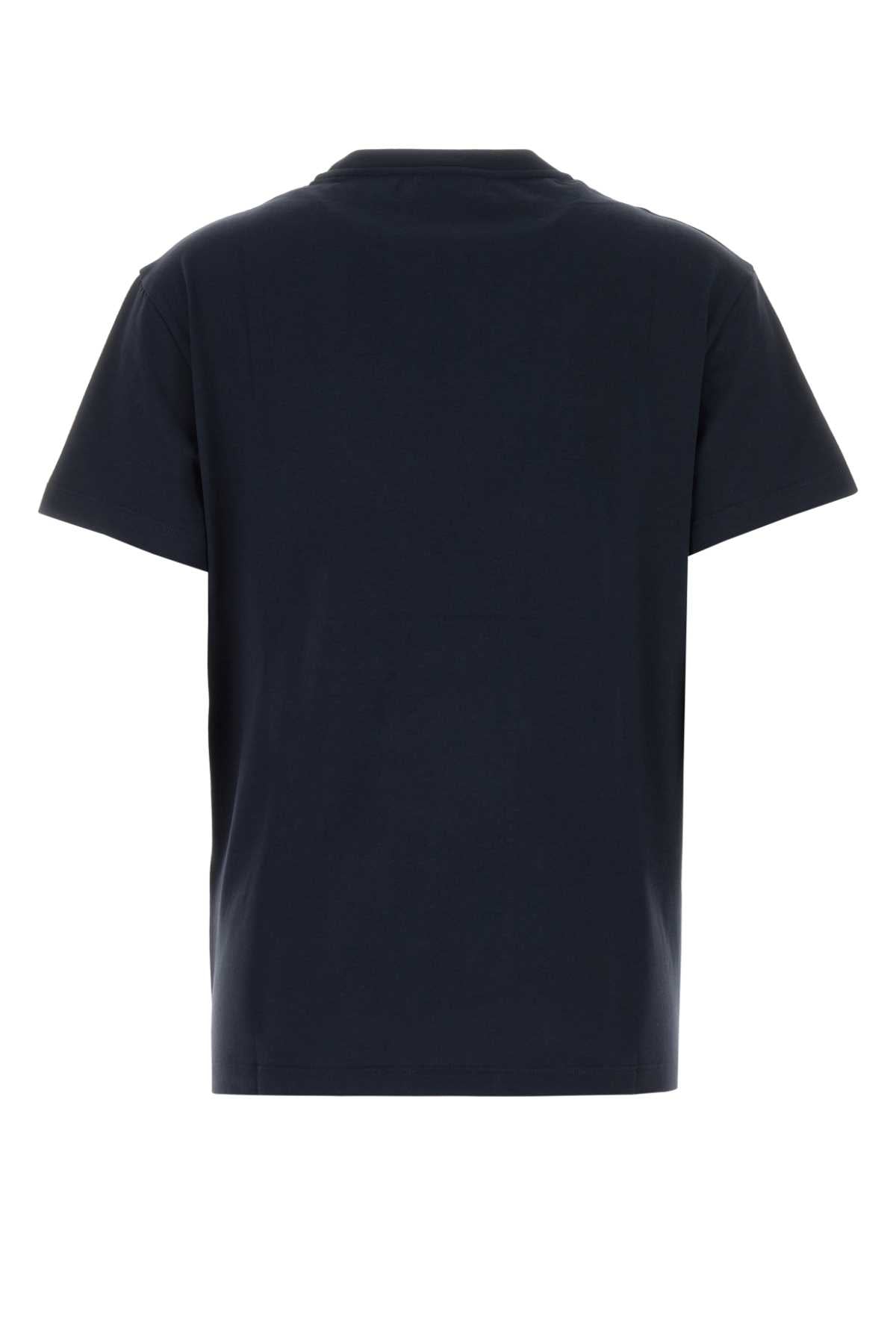 Valentino Garavani Women Midnight Blue Cotton T-Shirt VALENTINO GARAVANI