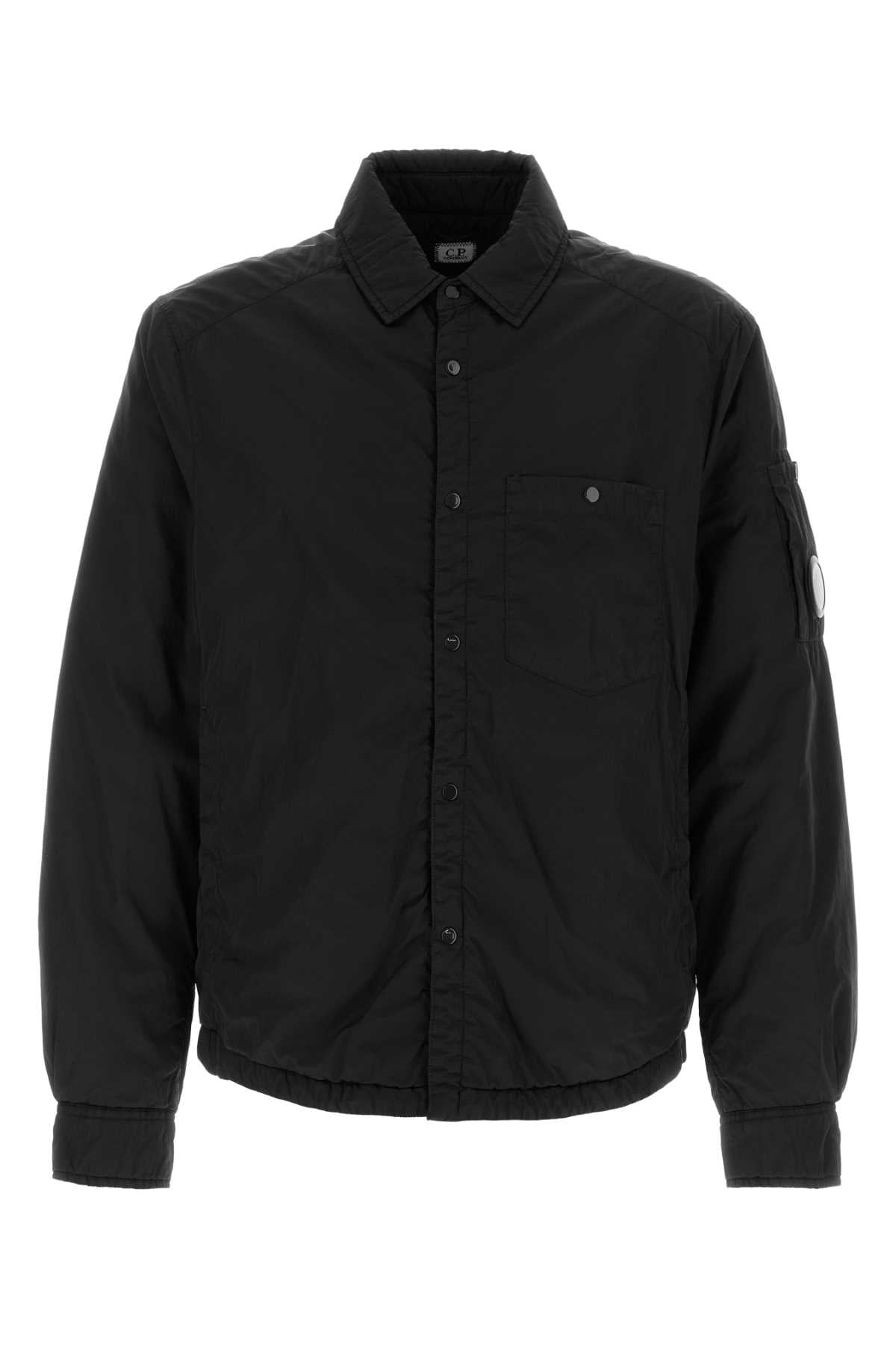 C.P. Company Men Black Nylon Overshirt C.P. COMPANY