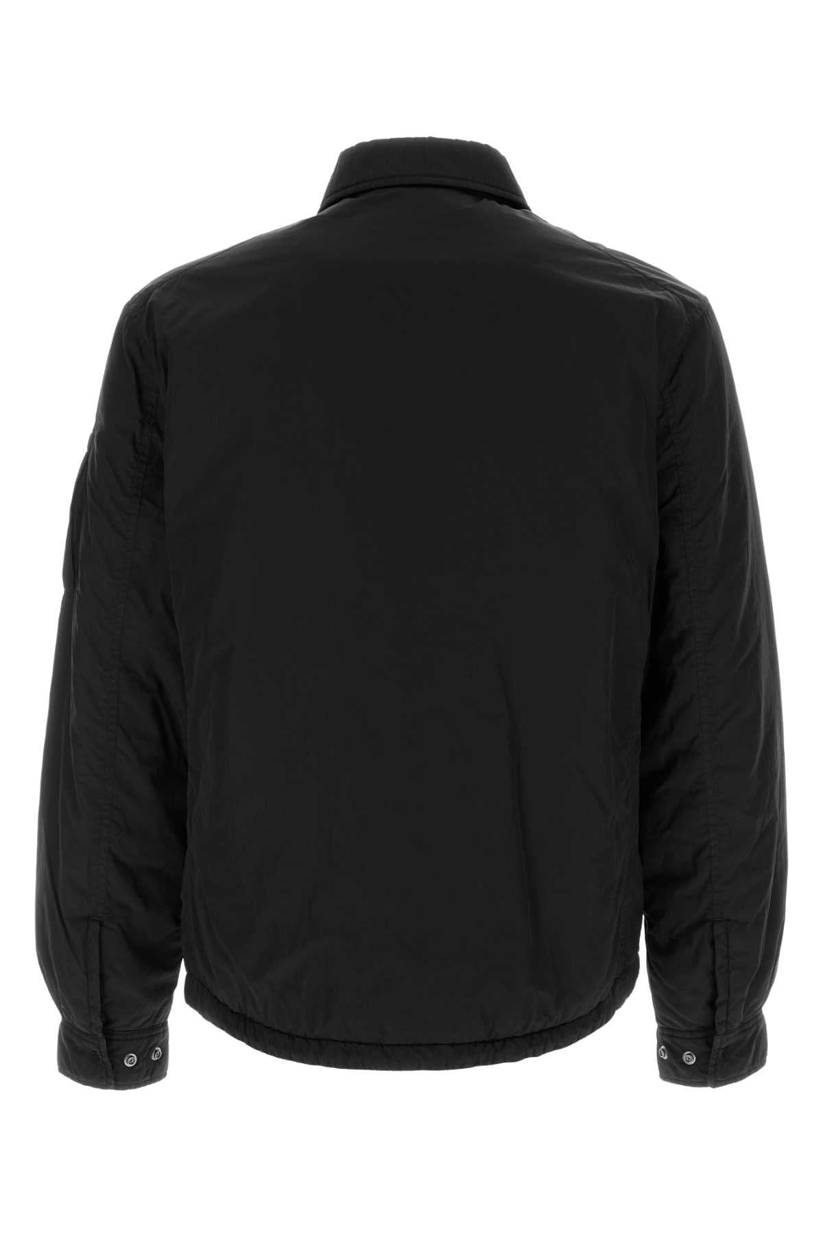 C.P. Company Men Black Nylon Overshirt C.P. COMPANY